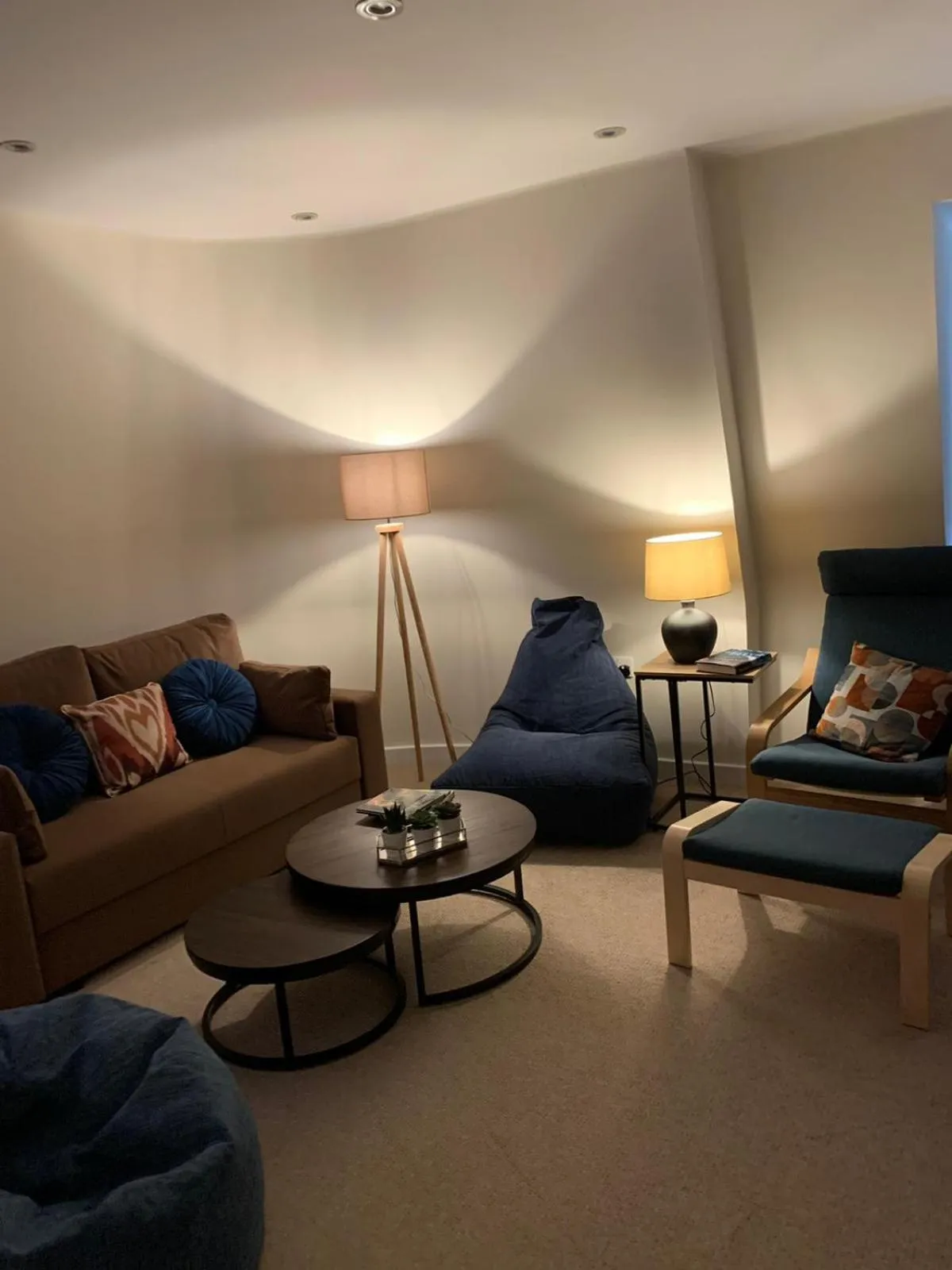 Seating area in The Riding Gate Apartment