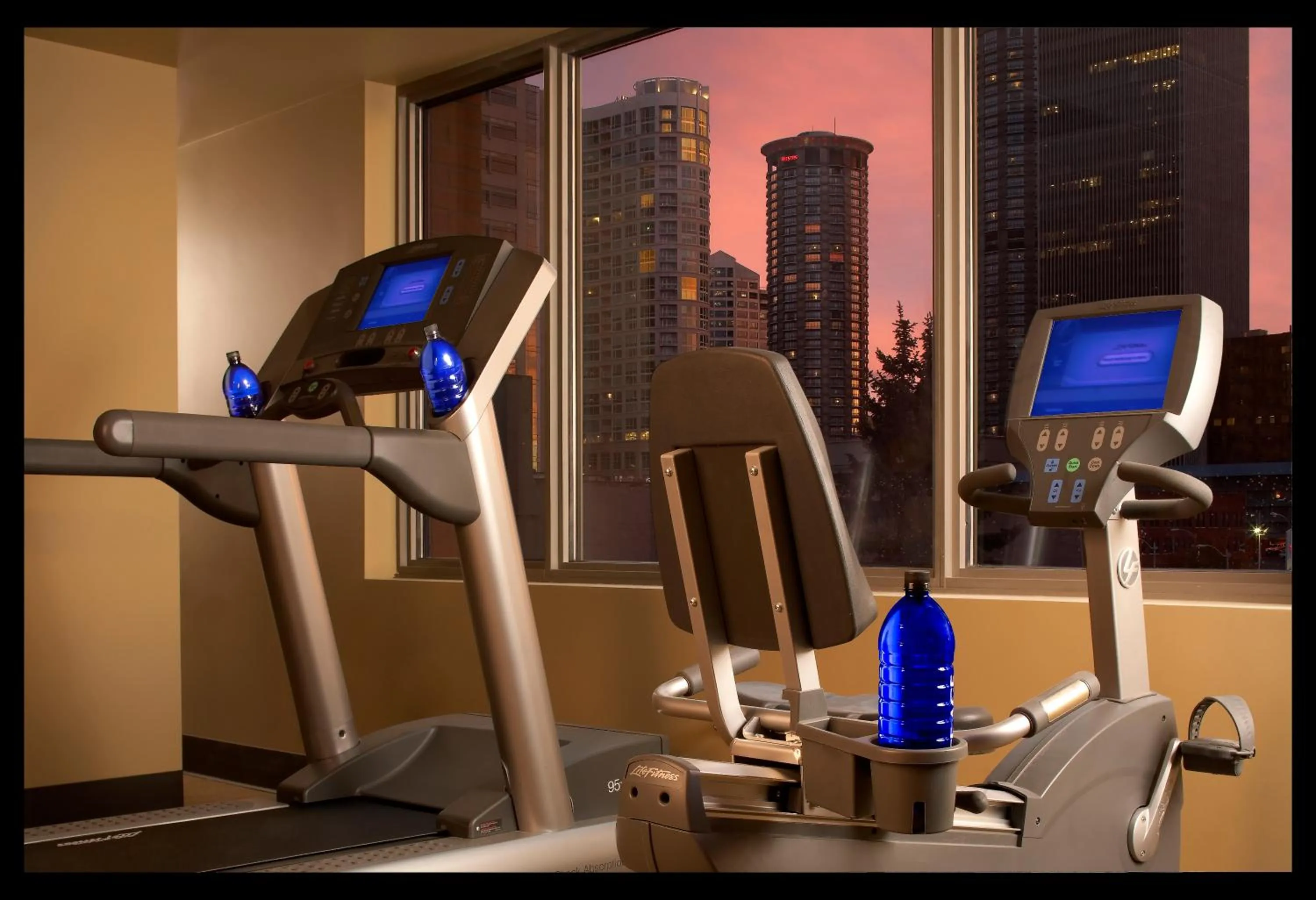 Fitness centre/facilities in Pan Pacific Seattle