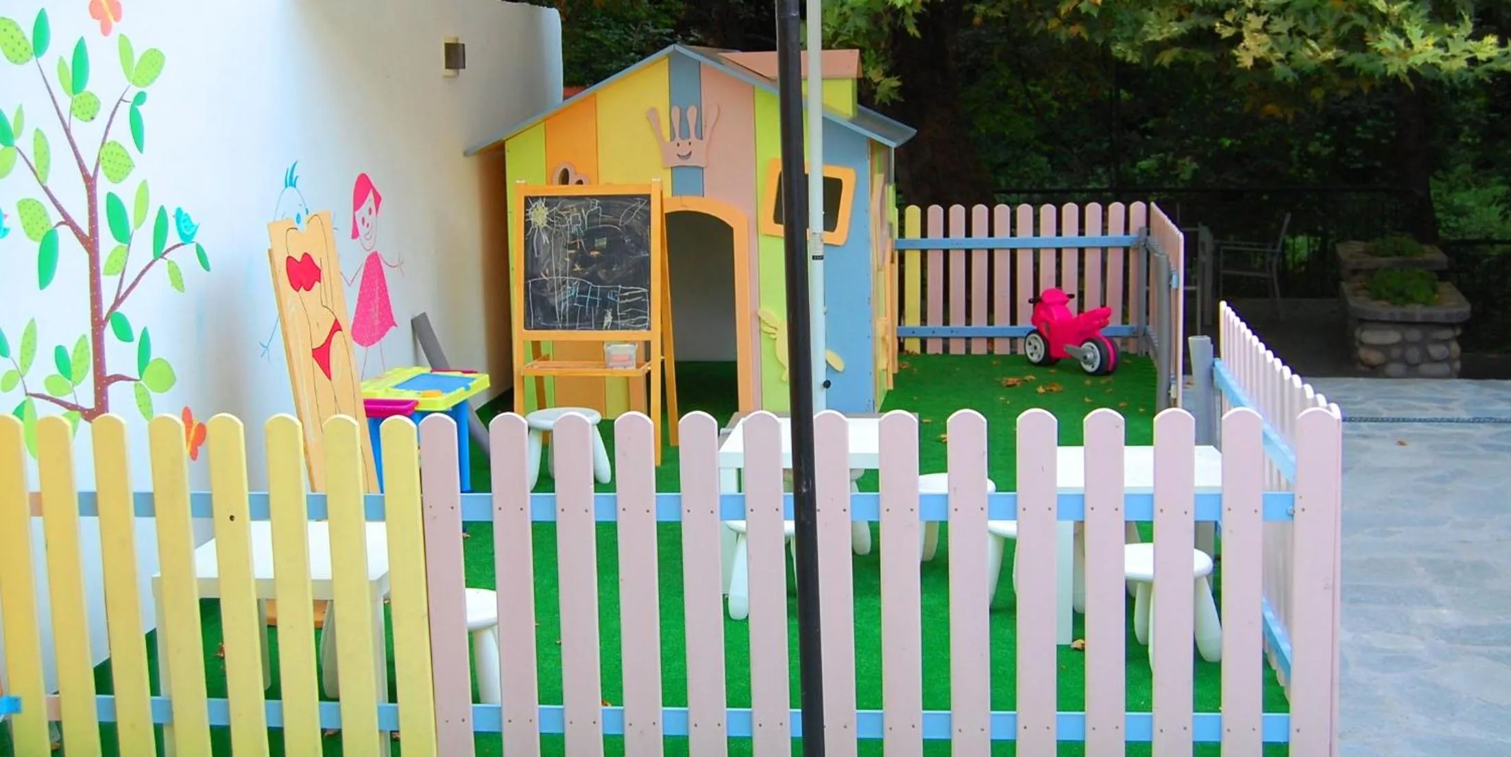 Children play ground in Family Prim Hotel