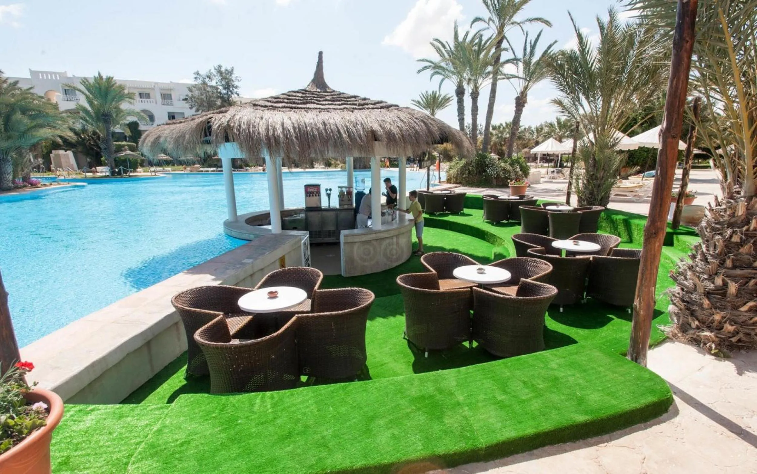 Lounge or bar in Djerba Resort- Families and Couples Only