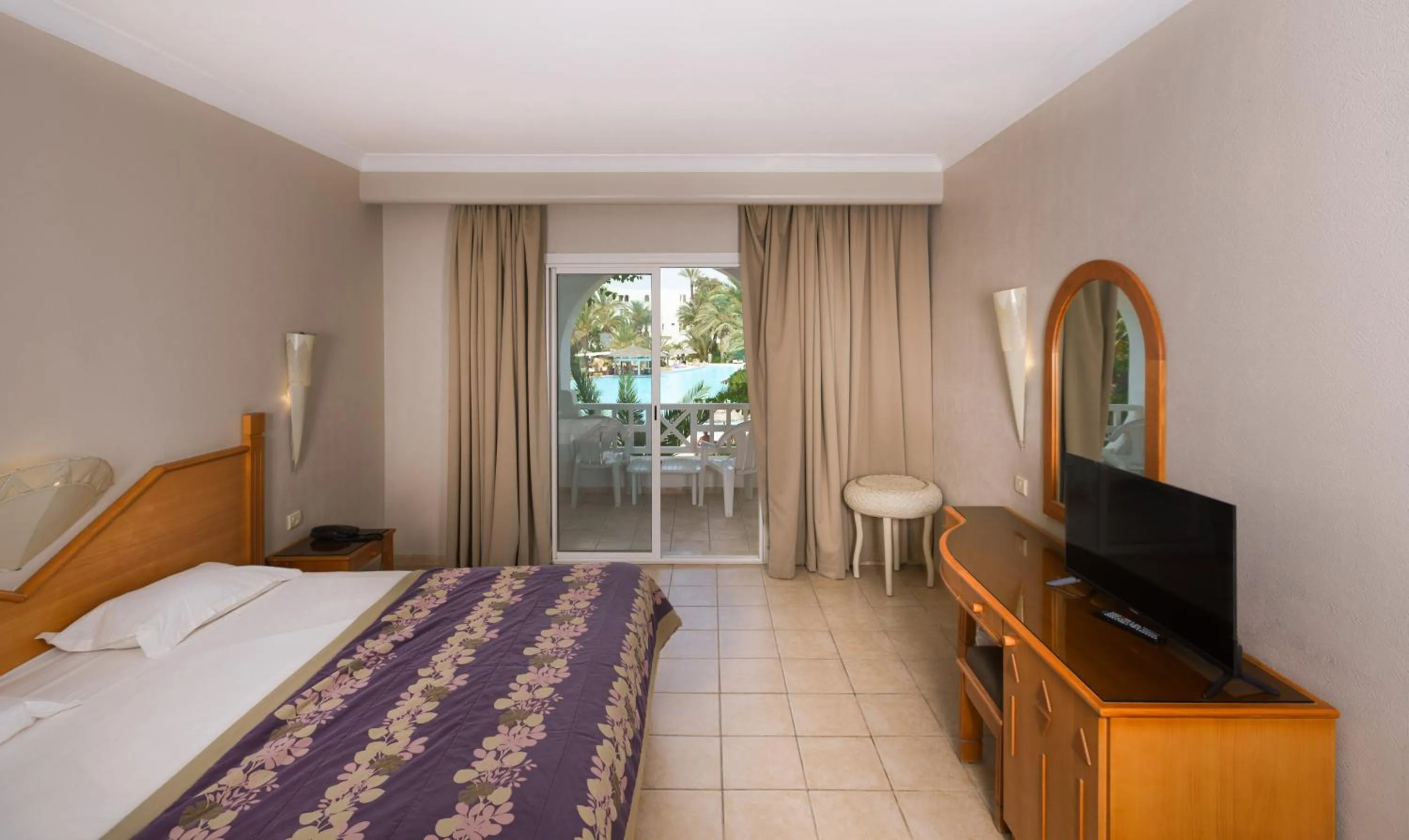 Bedroom, Bed in Djerba Resort- Families and Couples Only