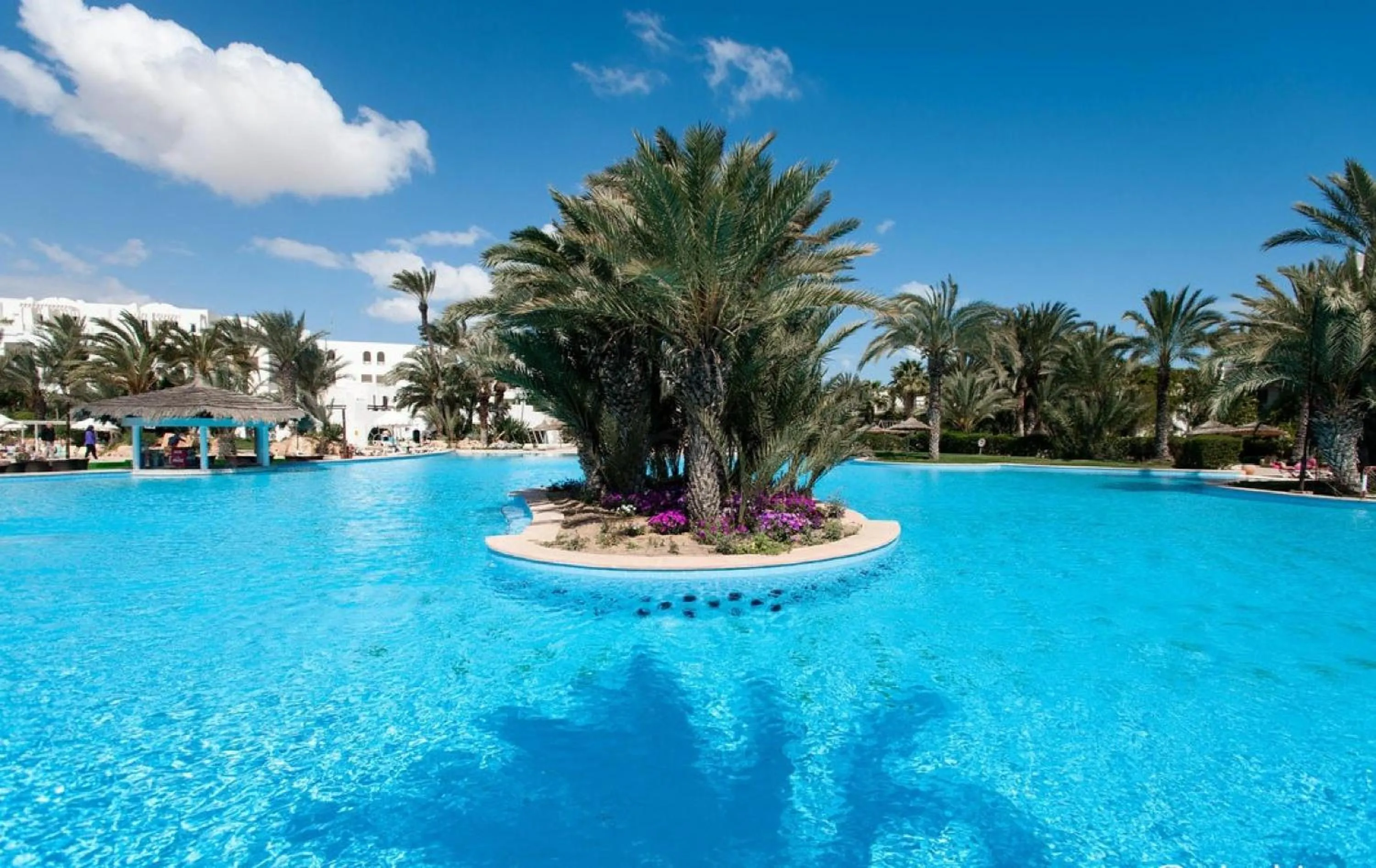 Swimming pool in Djerba Resort- Families and Couples Only