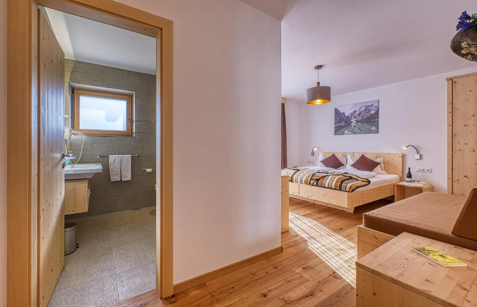 Bed in Garni Appartments Helvetia