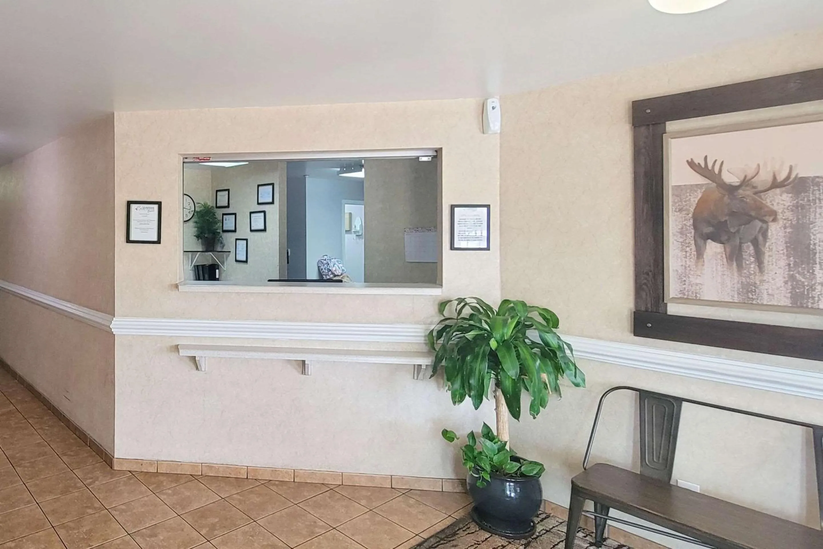 Lobby or reception in Suburban Studios Denver Central-Arvada