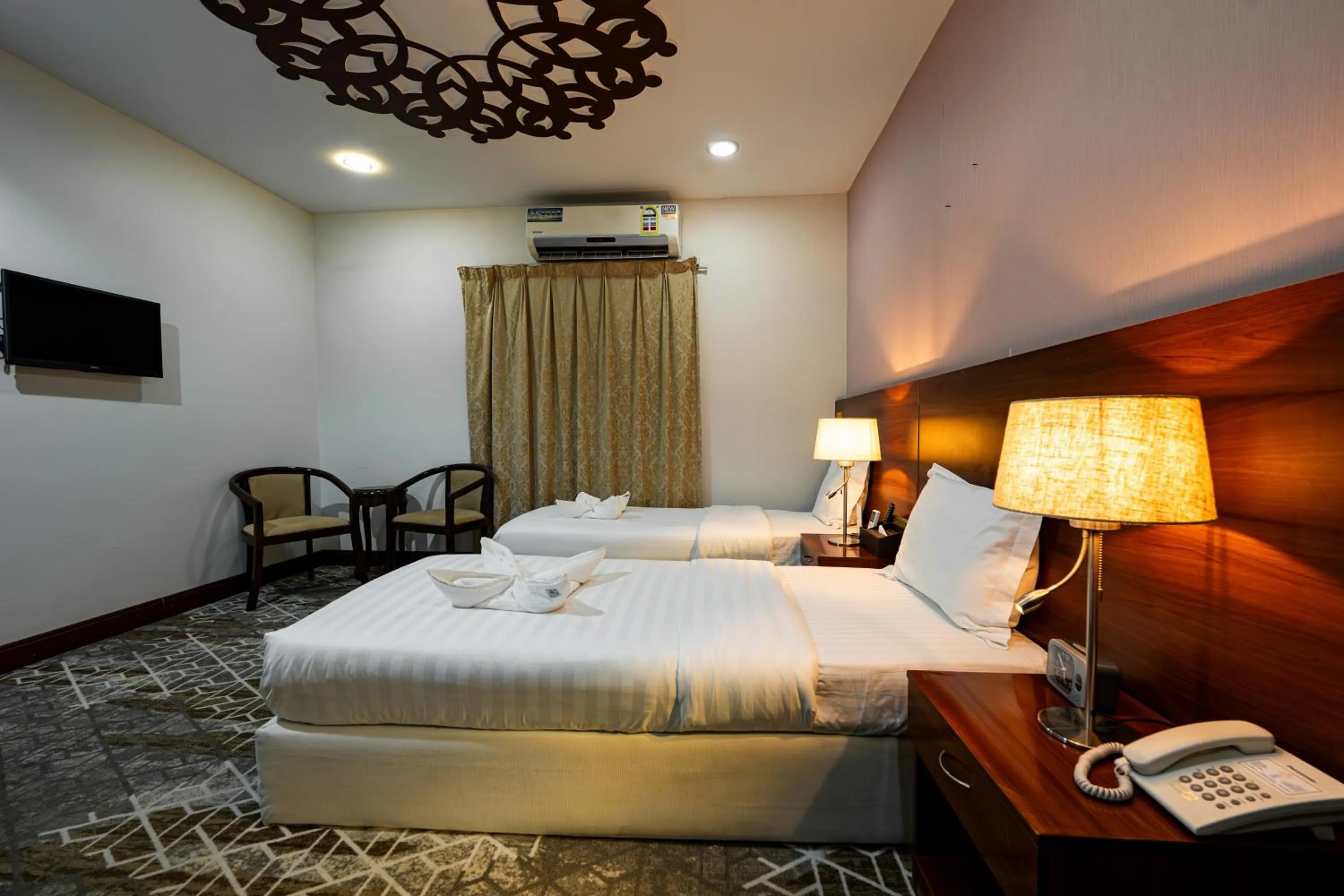 Bed in Rizq Palace Hotel Makkah