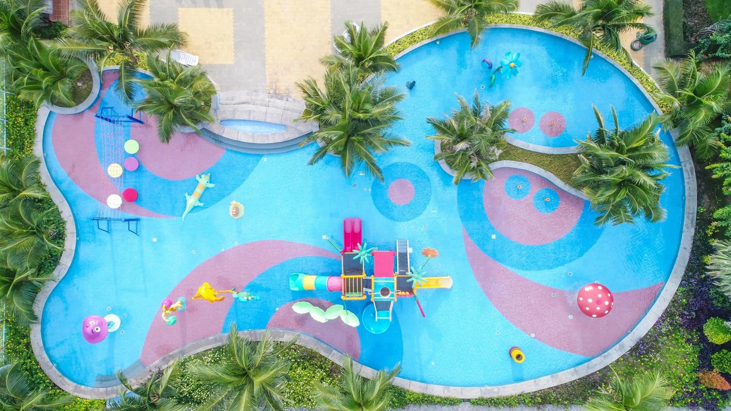 Aqua park in Carmelina Beach Resort Ho Tram