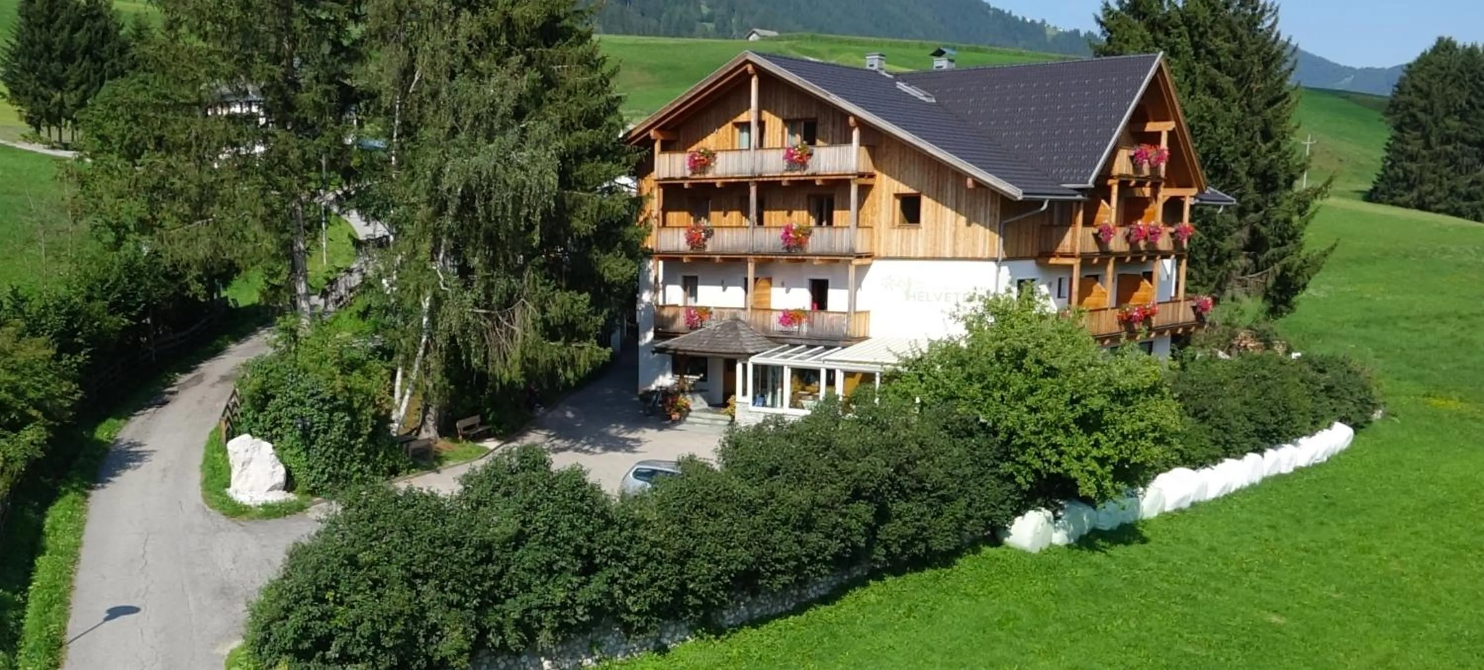 Bird's eye view in Appartments Helvetia