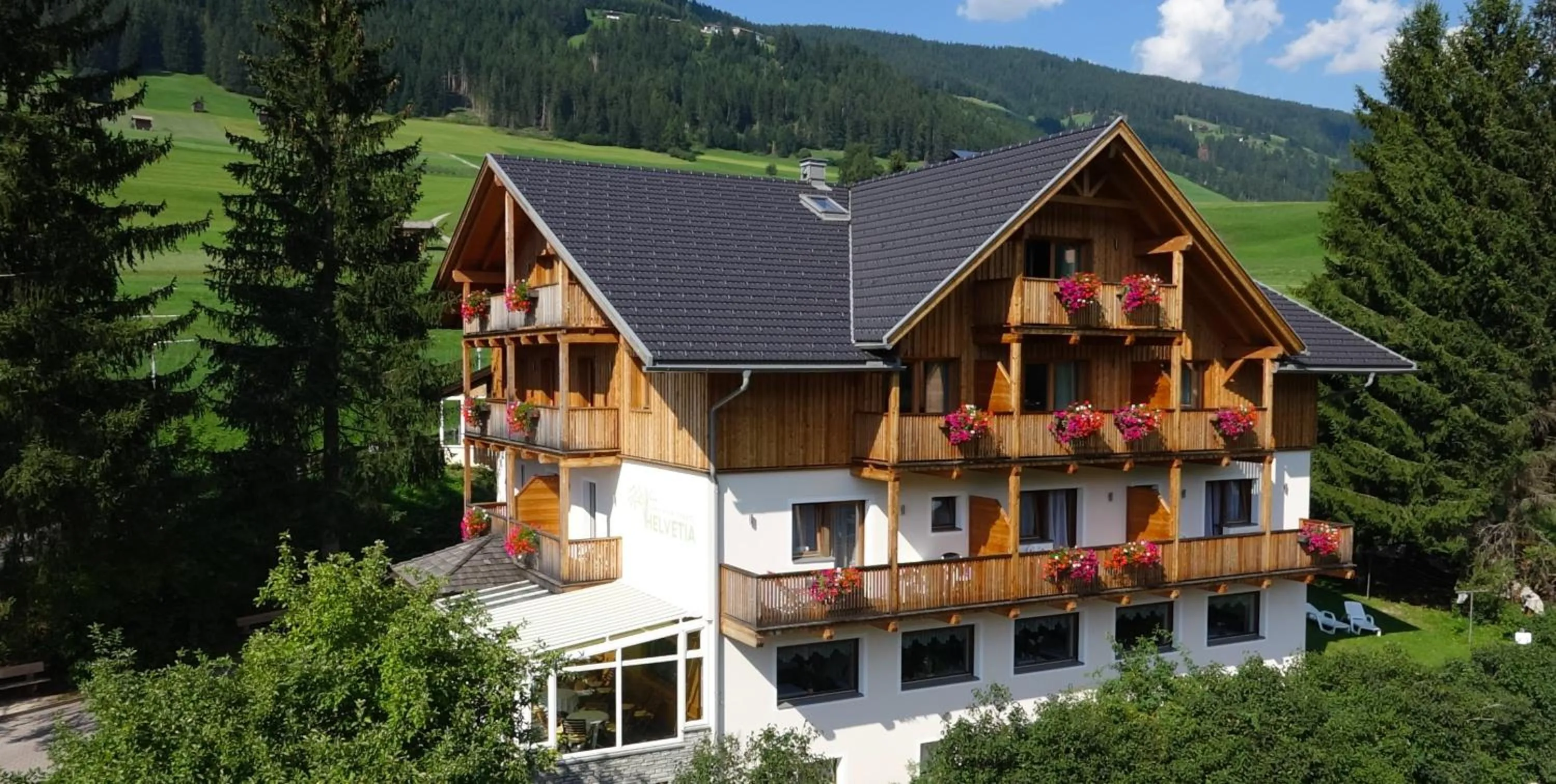 Bird's eye view in Appartments Helvetia