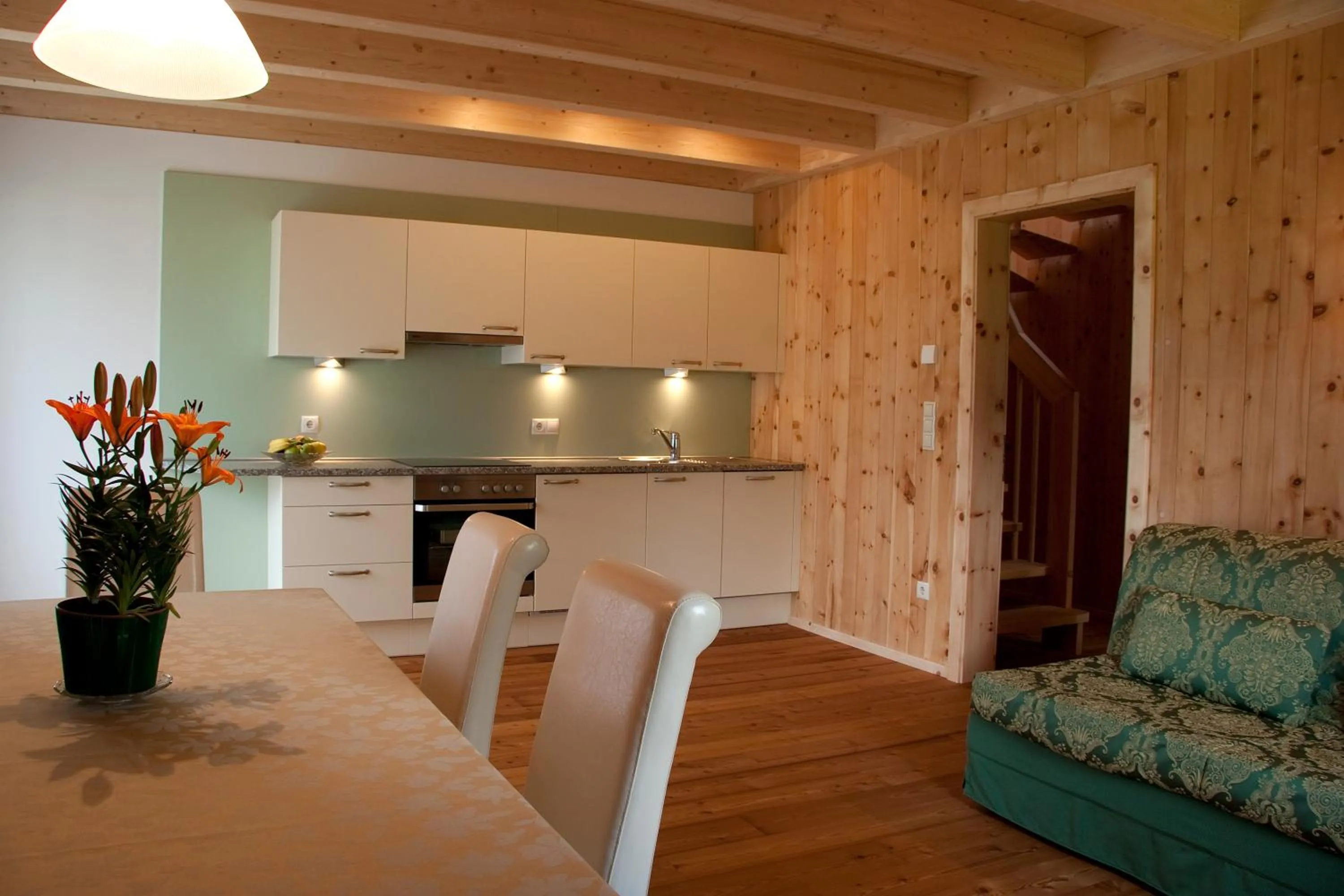 Kitchen or kitchenette in Appartments Helvetia