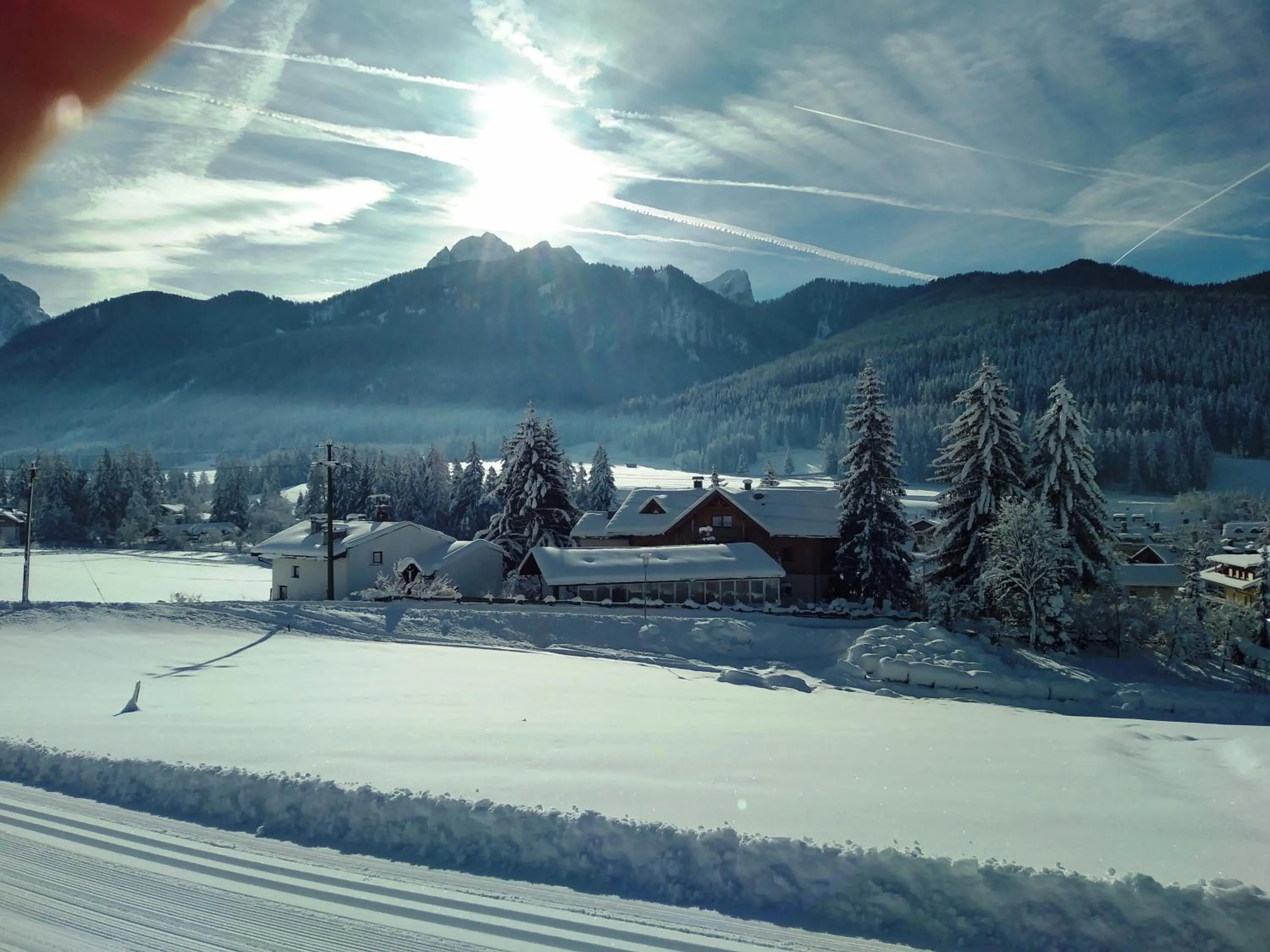 Skiing in Appartments Helvetia