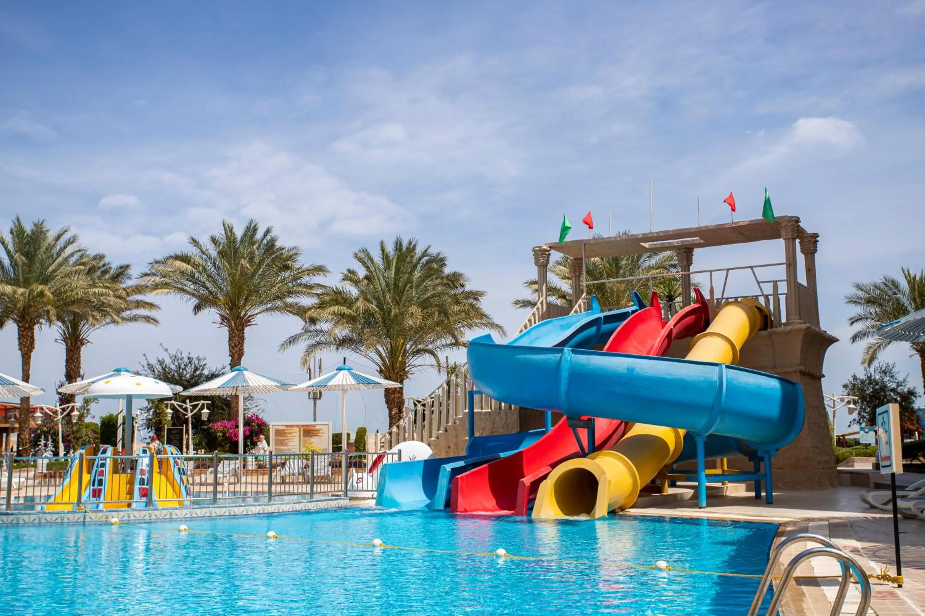 Aqua park in AMC Royal Hotel & Spa