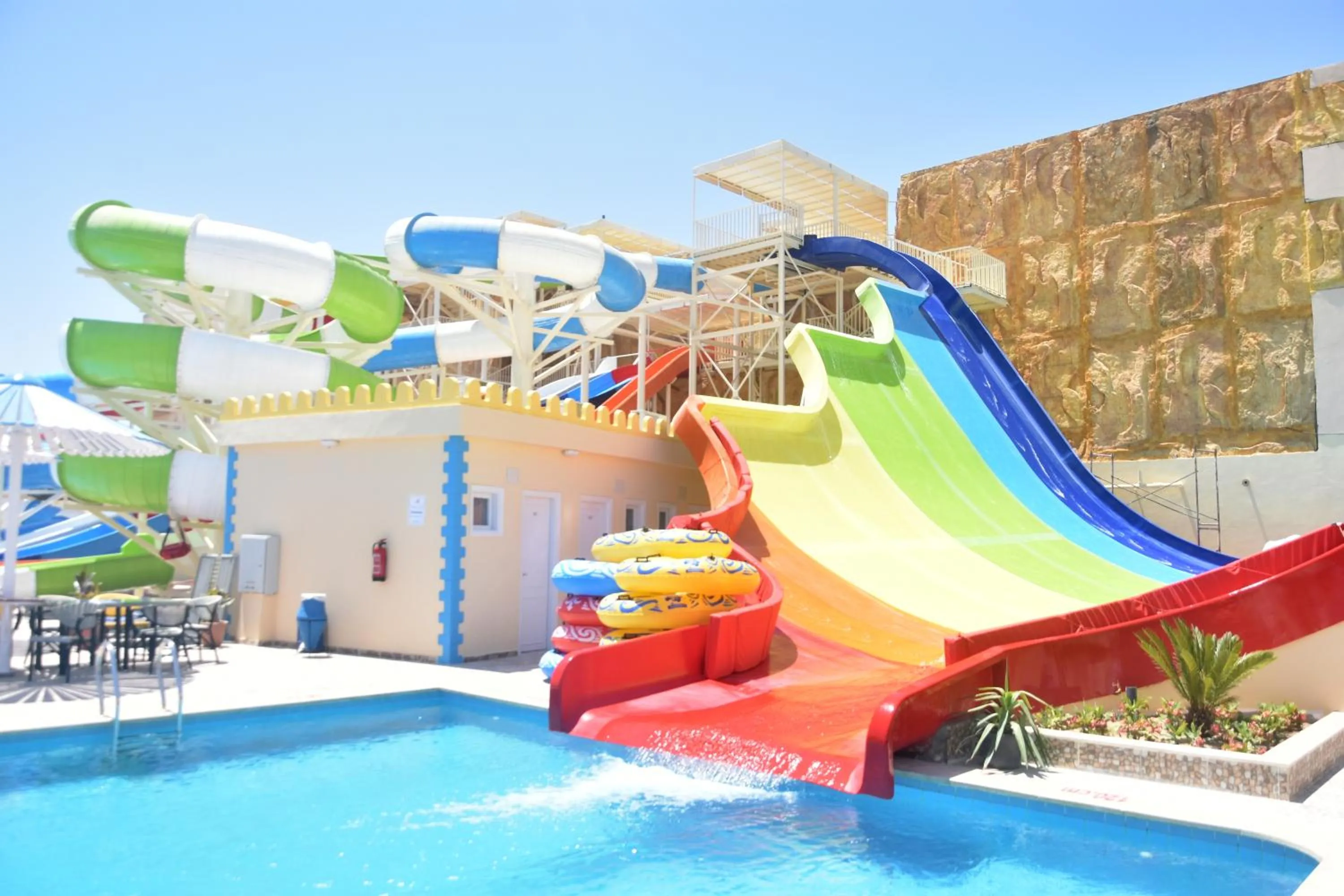 Aqua park in AMC Royal Hotel & Spa