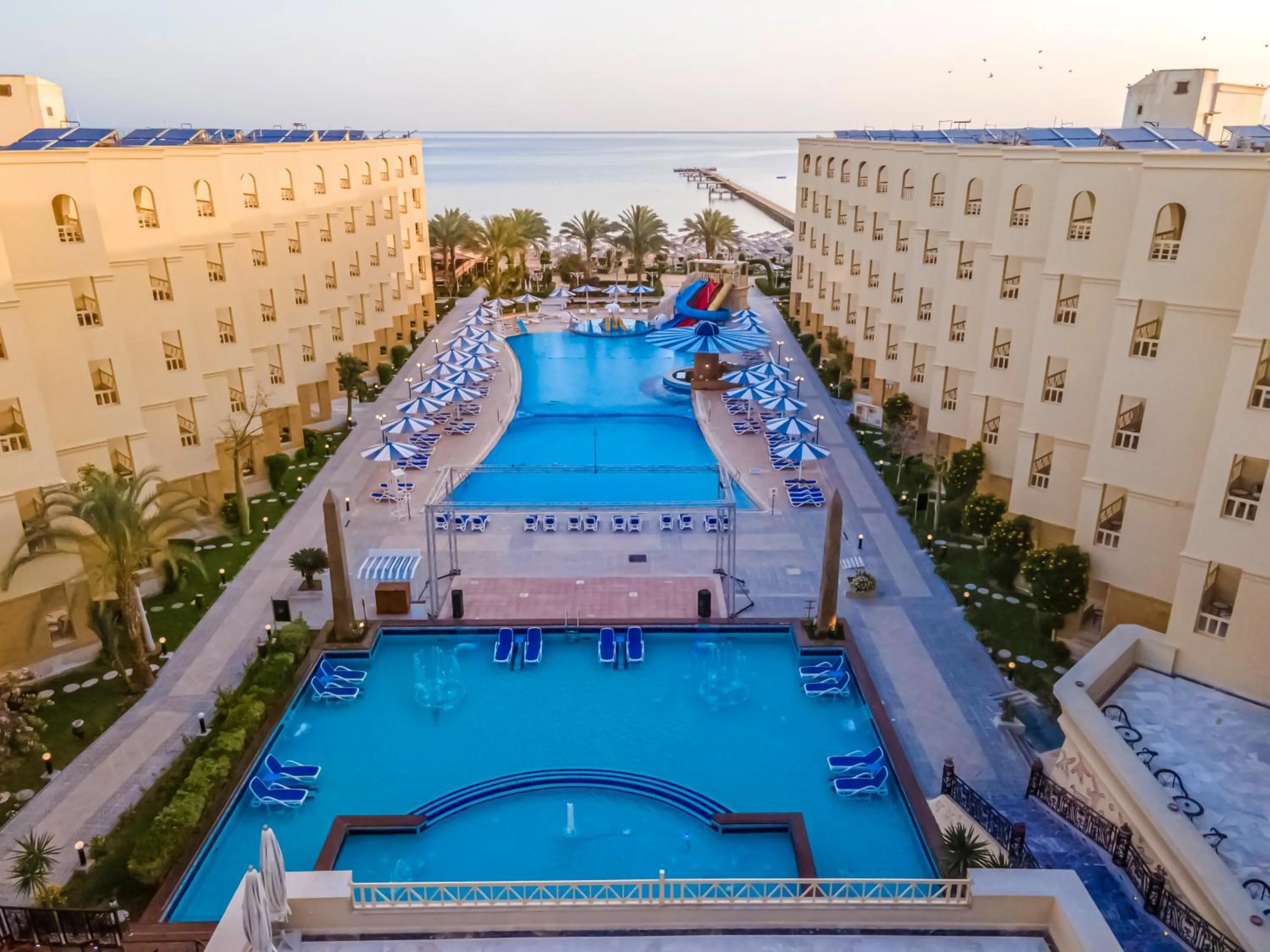 Pool view in AMC Royal Hotel & Spa