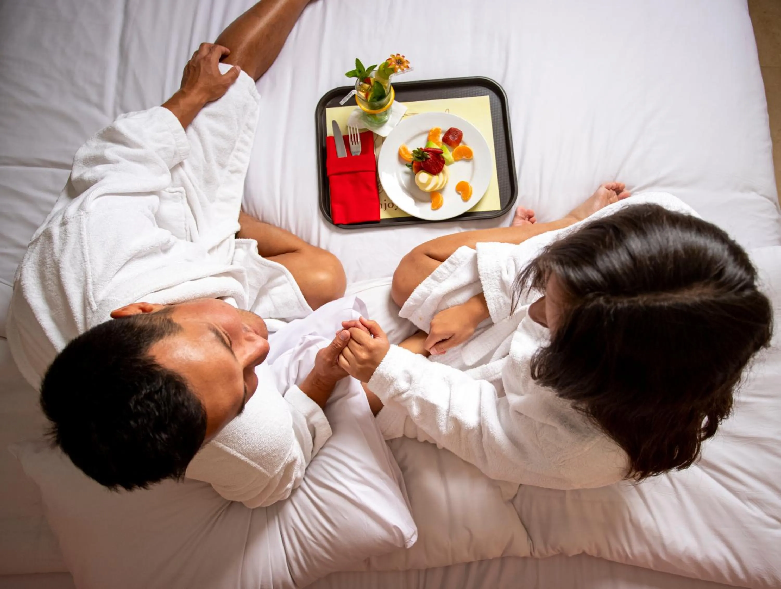 People, Bed in AMC Royal Hotel & Spa