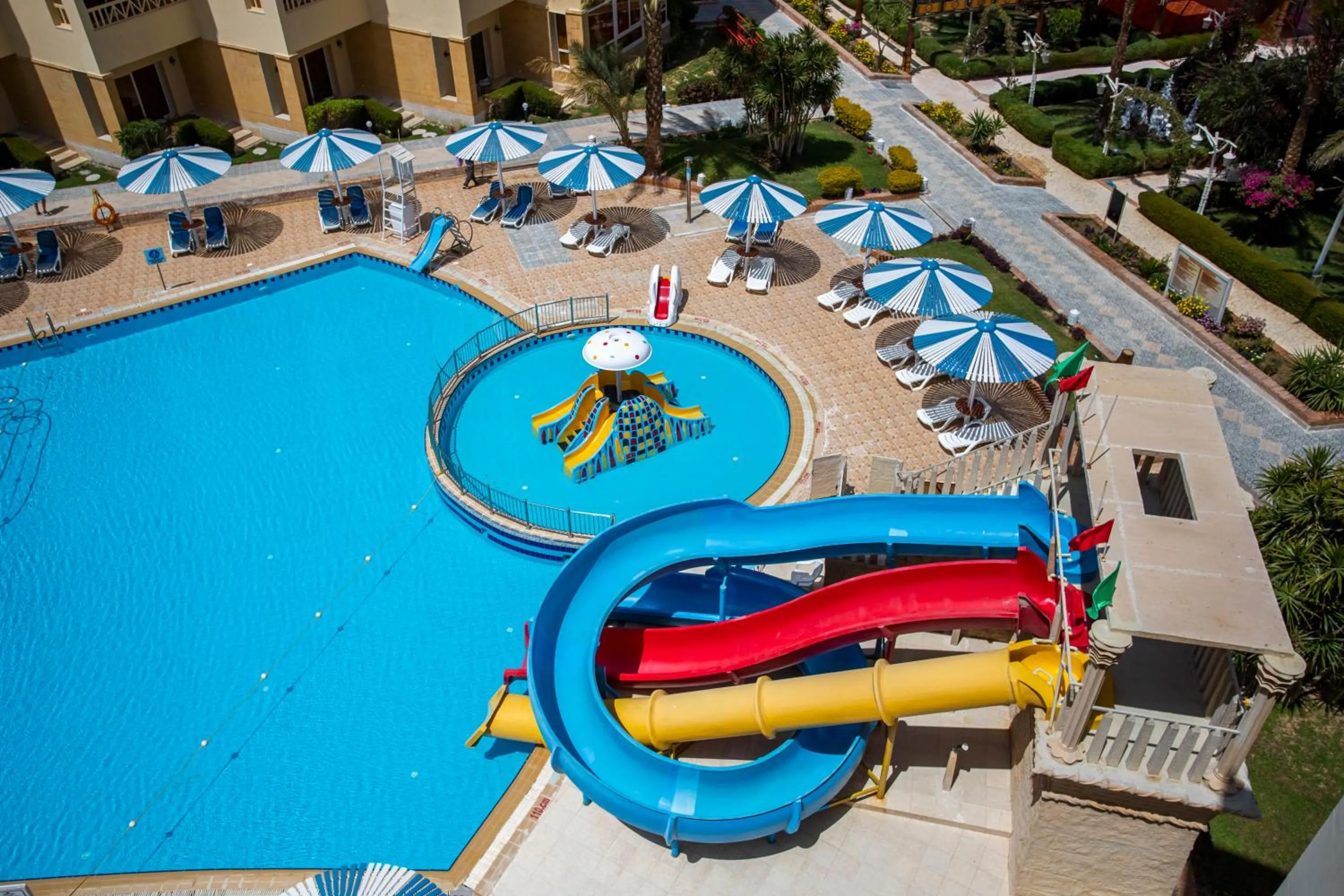 Aqua park in AMC Royal Hotel & Spa