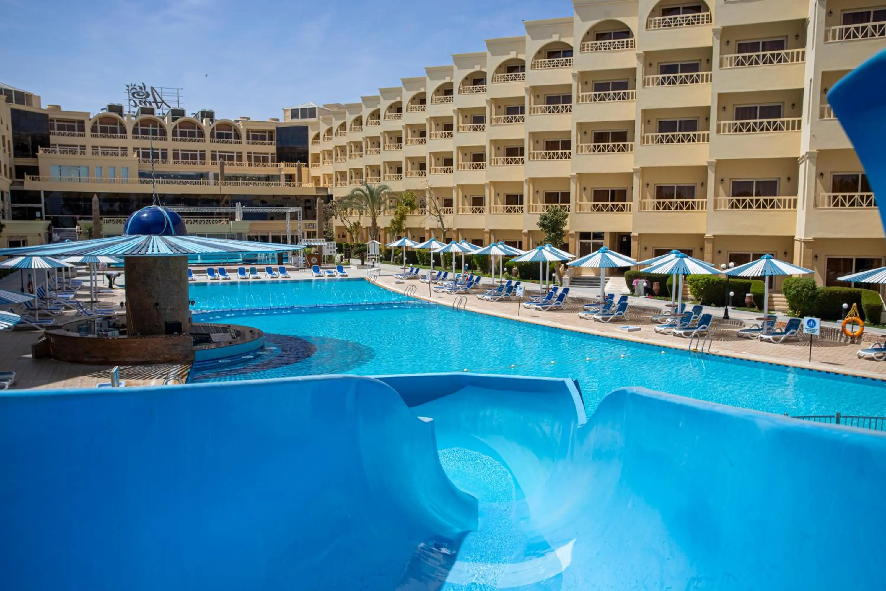 Pool view in AMC Royal Hotel & Spa