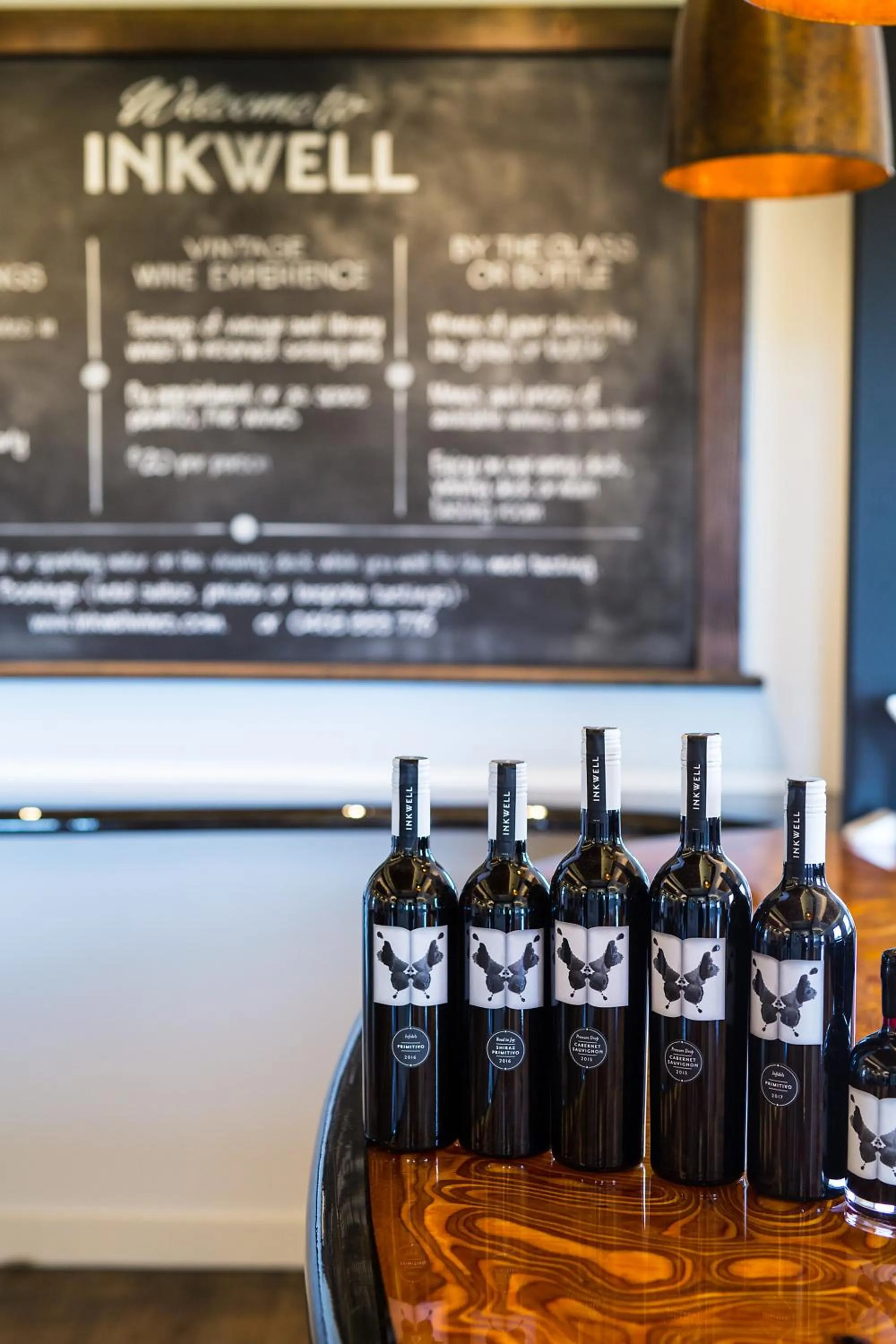 Property logo or sign in Hotel California Road at Inkwell Wines