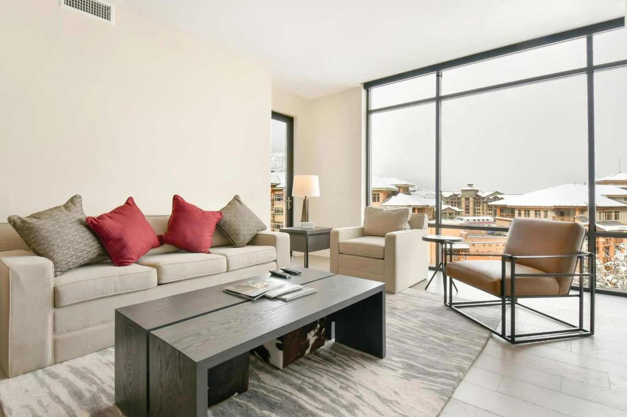 Living room in Lift Park City Condominiums by Vail Resorts