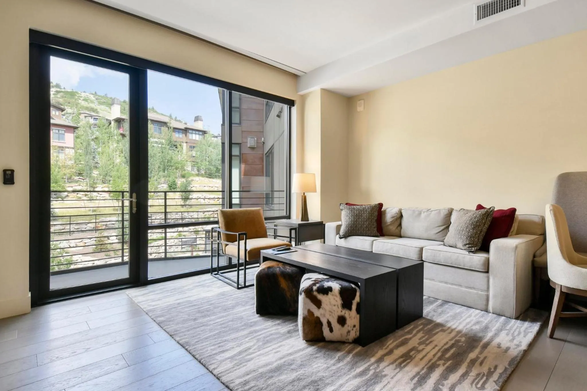 Living room in Lift Park City Condominiums by Vail Resorts