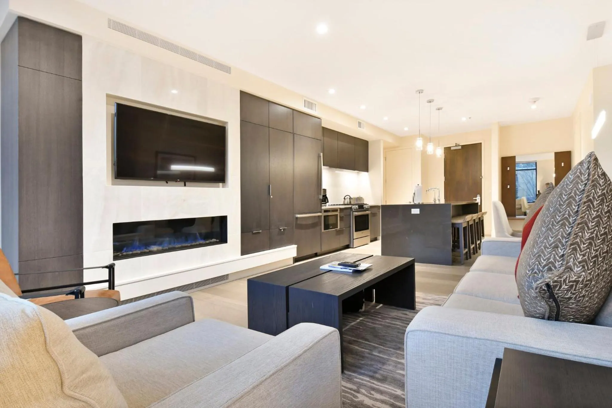 Living room in Lift Park City Condominiums by Vail Resorts