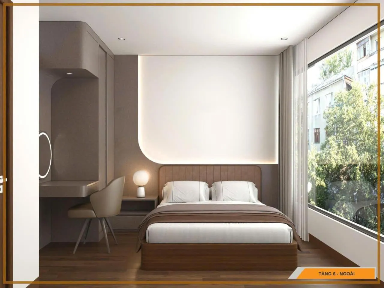 Bed in AMI Old Quarter Hotel