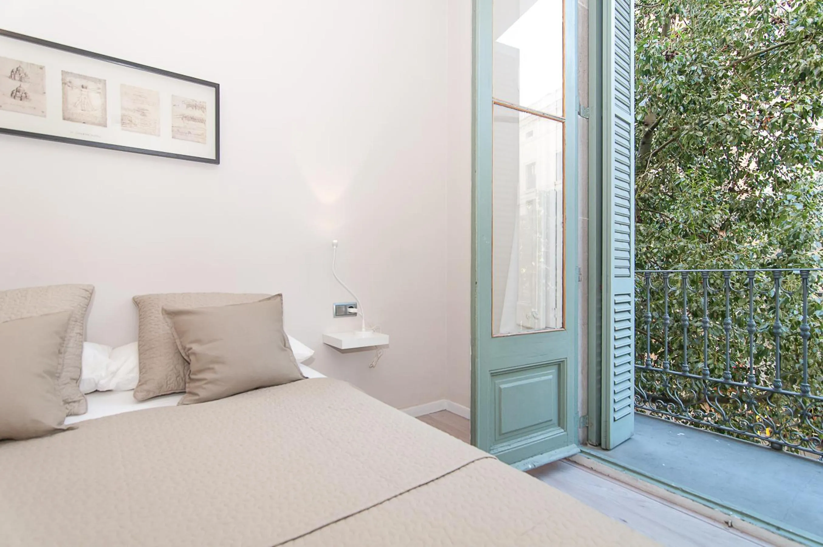 Bedroom, Bed in Weflating Ramblas