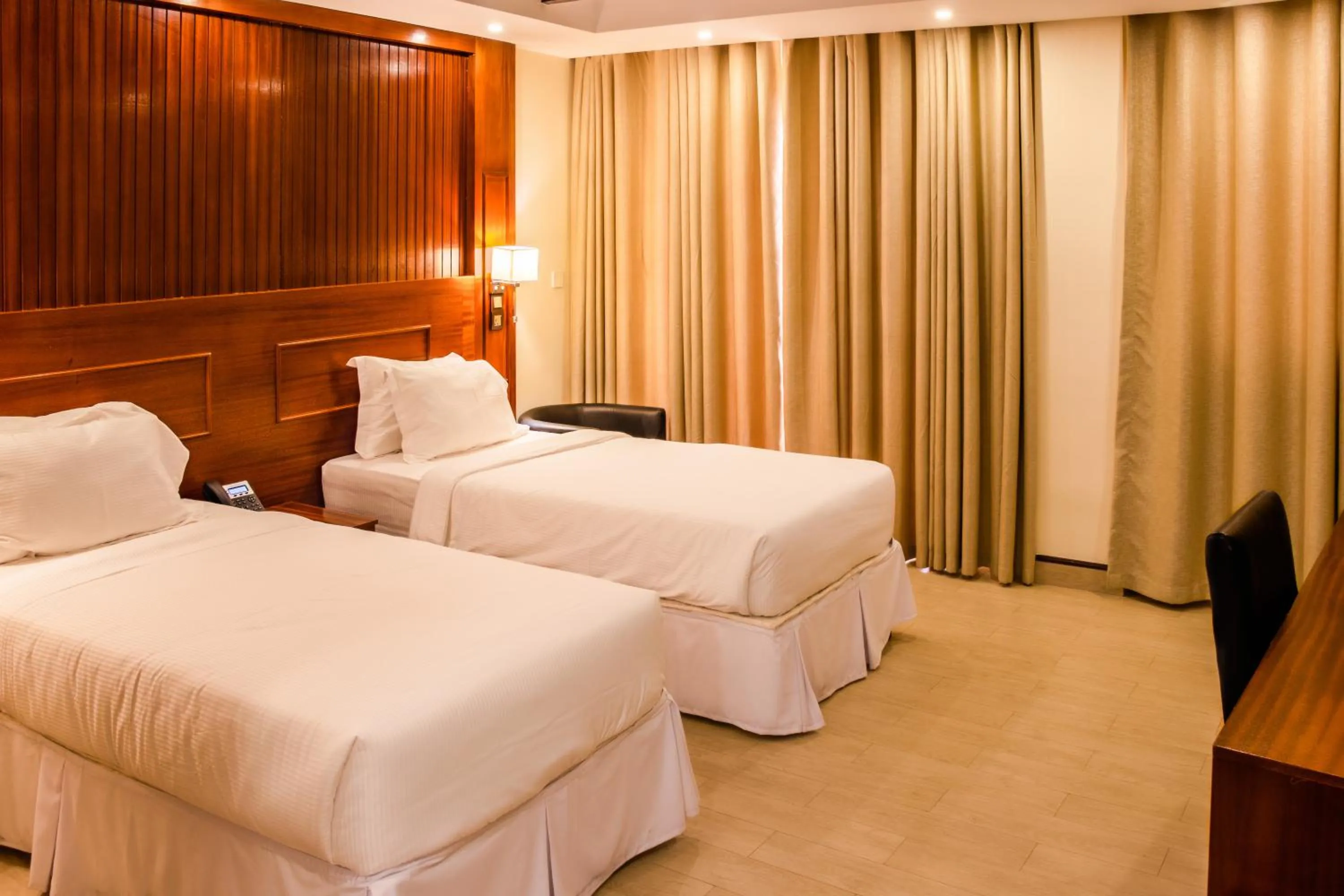 Bed in Sainte Famille Hotel