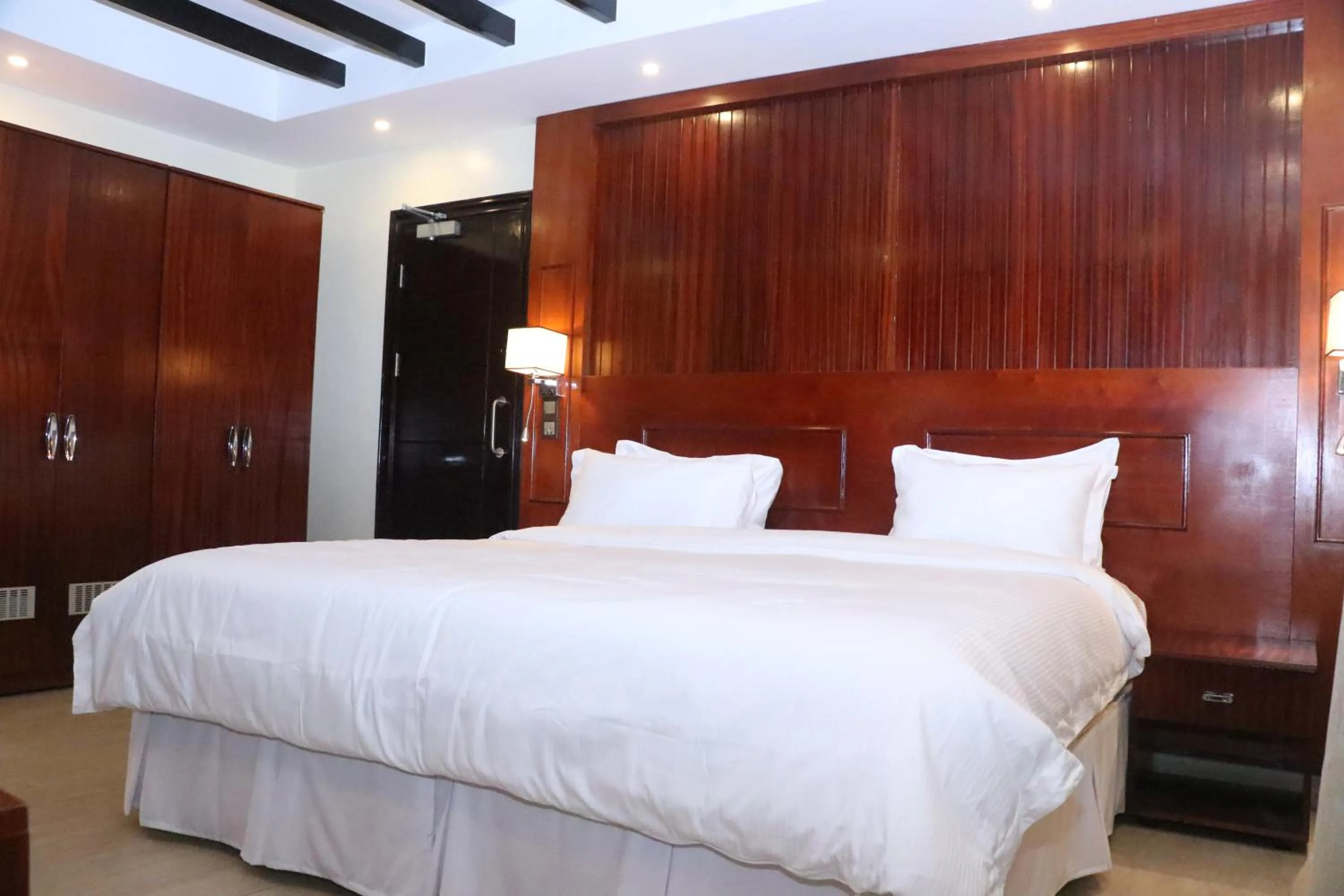 Bed in Sainte Famille Hotel