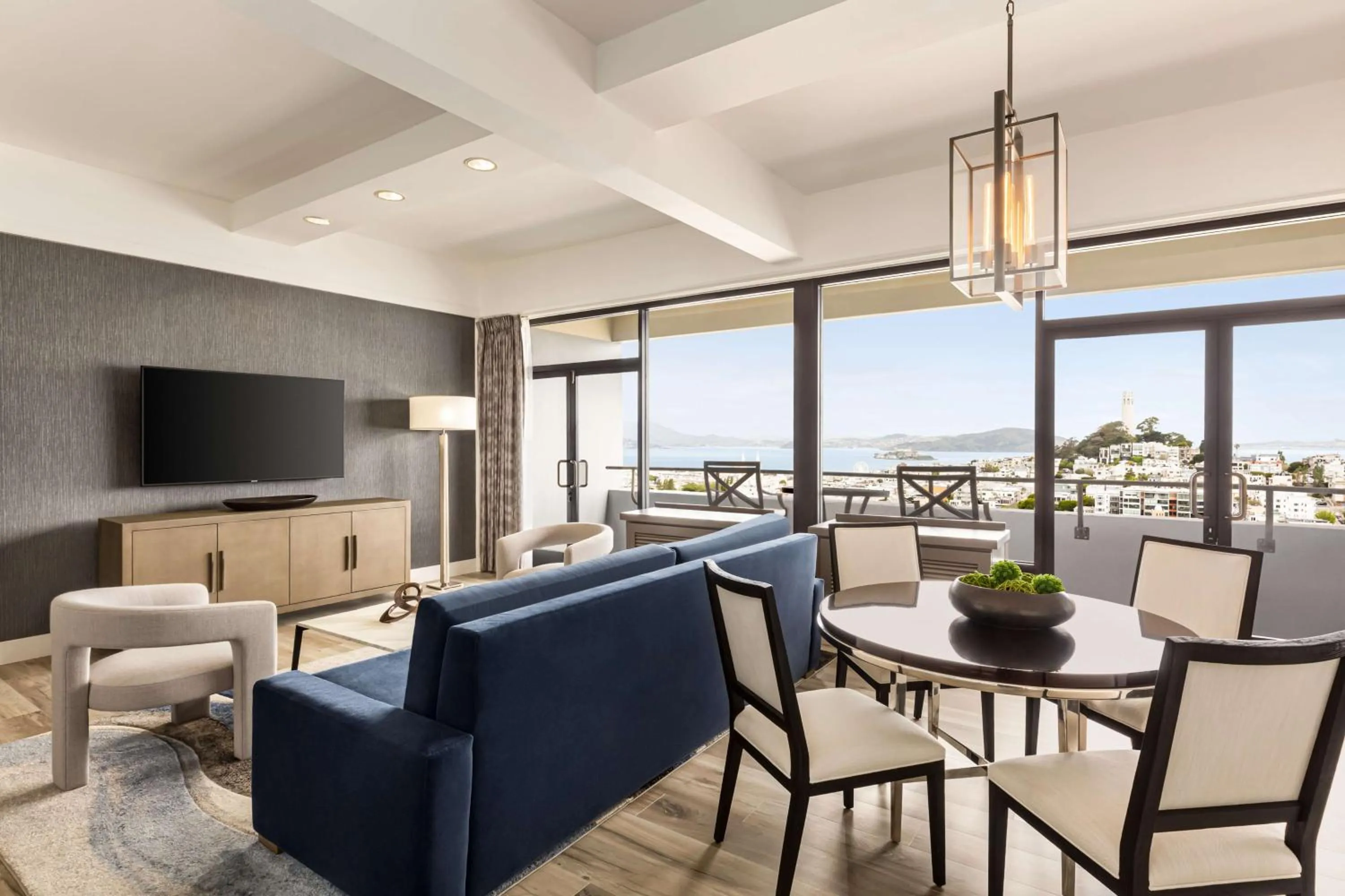 Living room in Hilton San Francisco Financial District