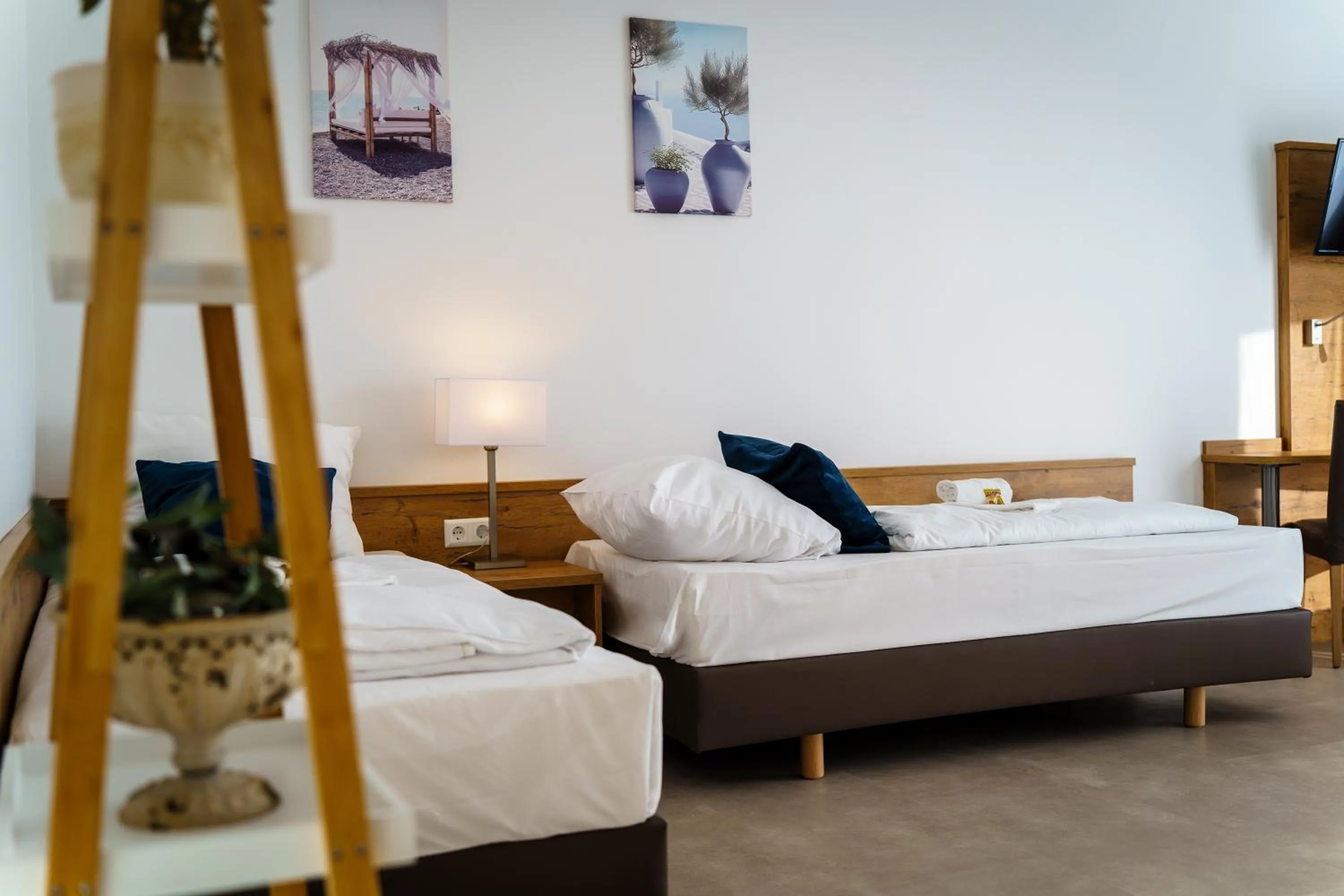 Bed in Hotel Waibstadter Hof