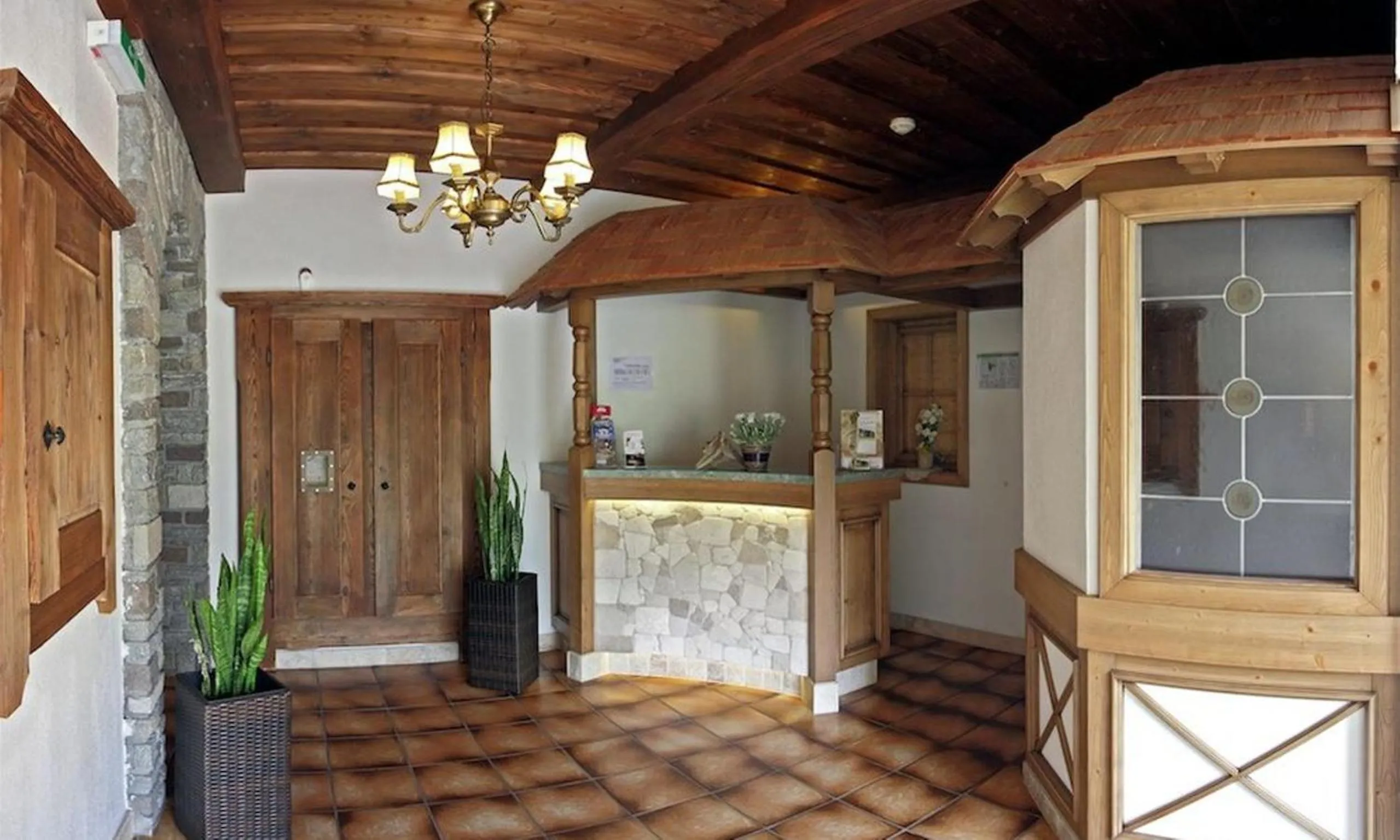 Lobby or reception in Hotel Garni Klocker