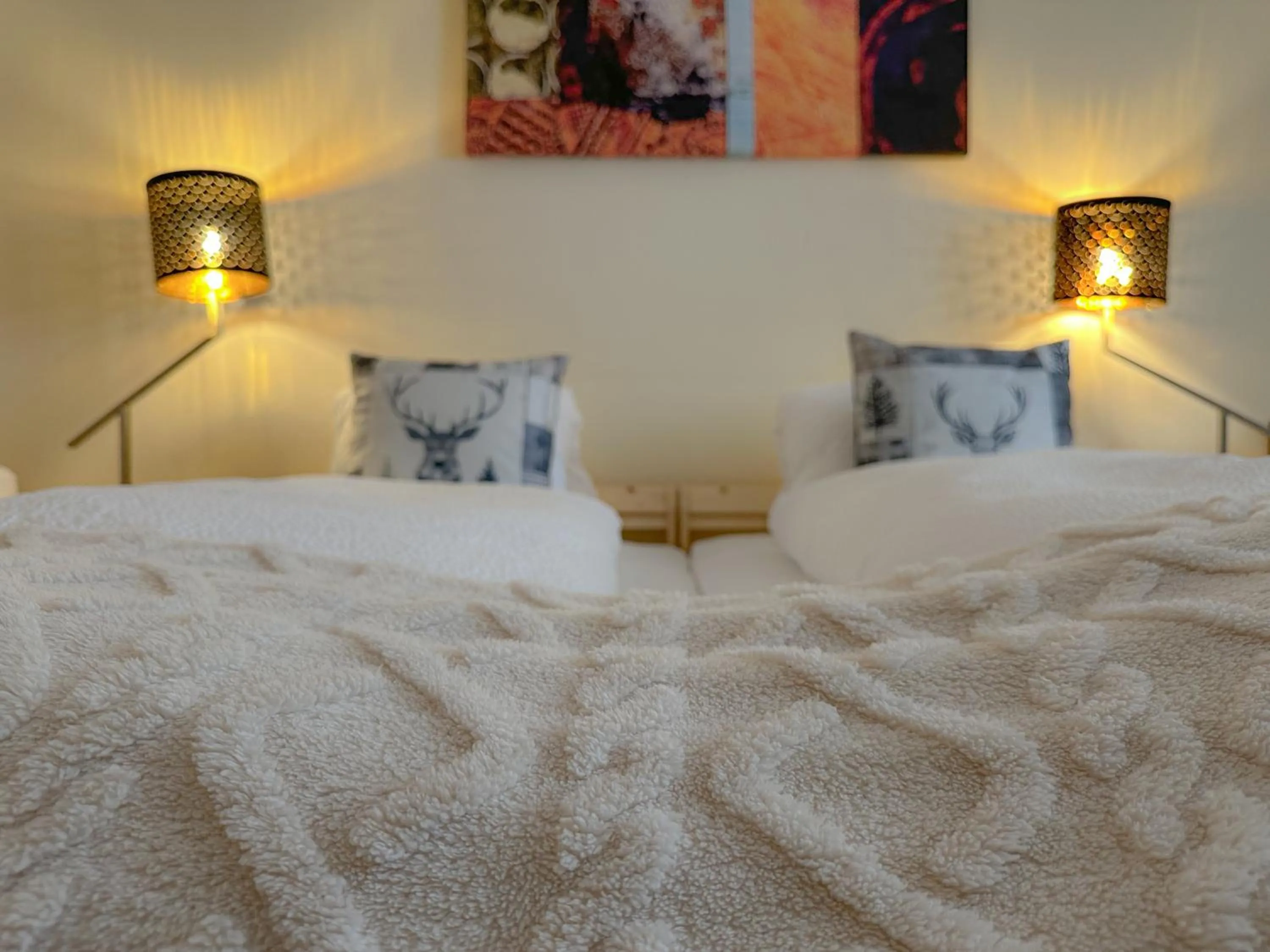 Bed in Hotel Harder Minerva