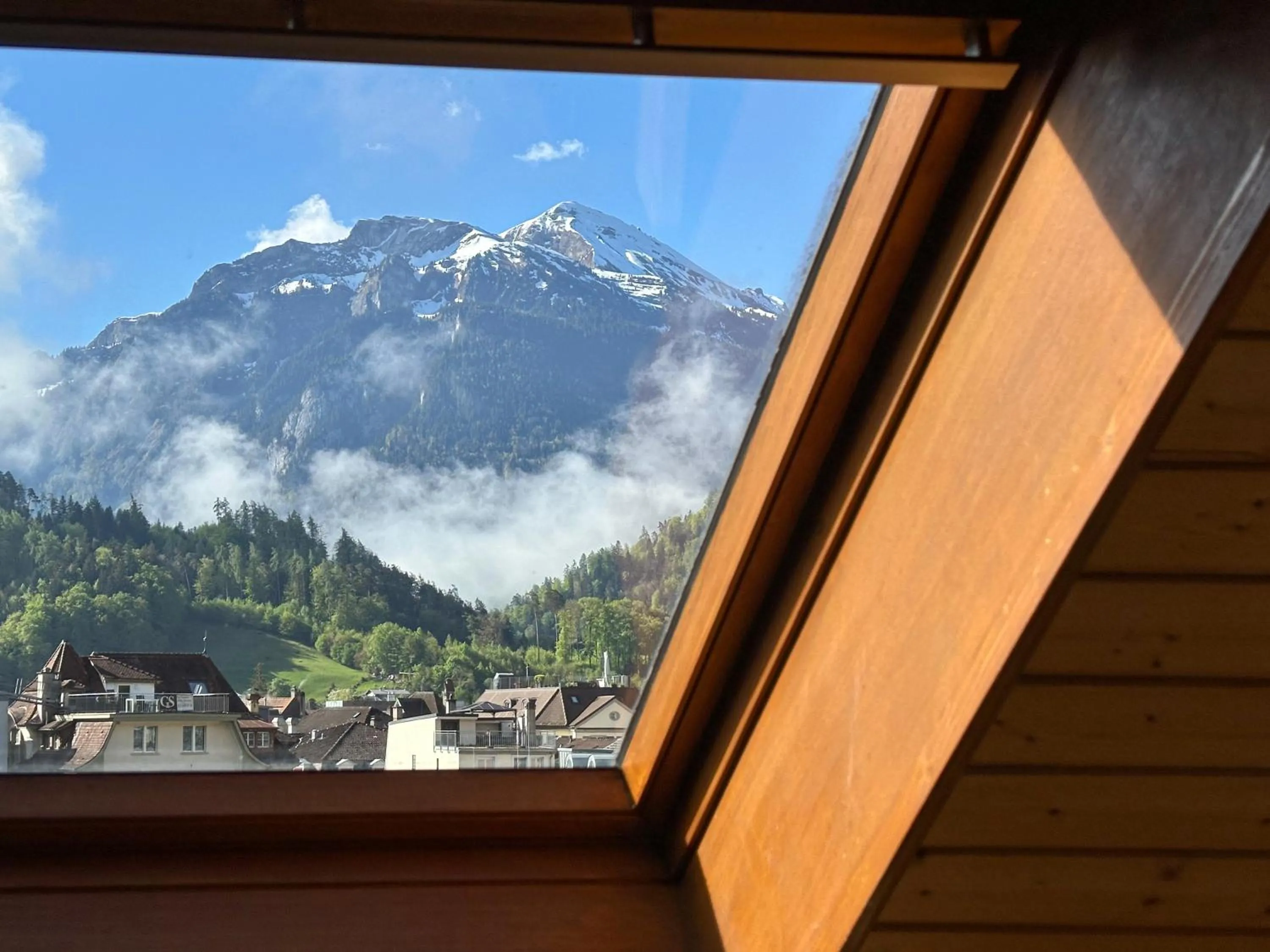 Mountain view in Hotel Harder Minerva