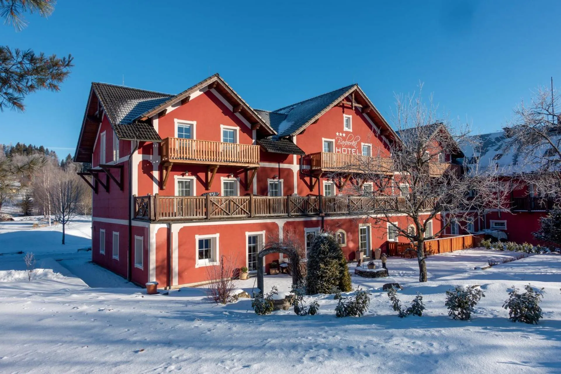 Property building in Hotel Barborka