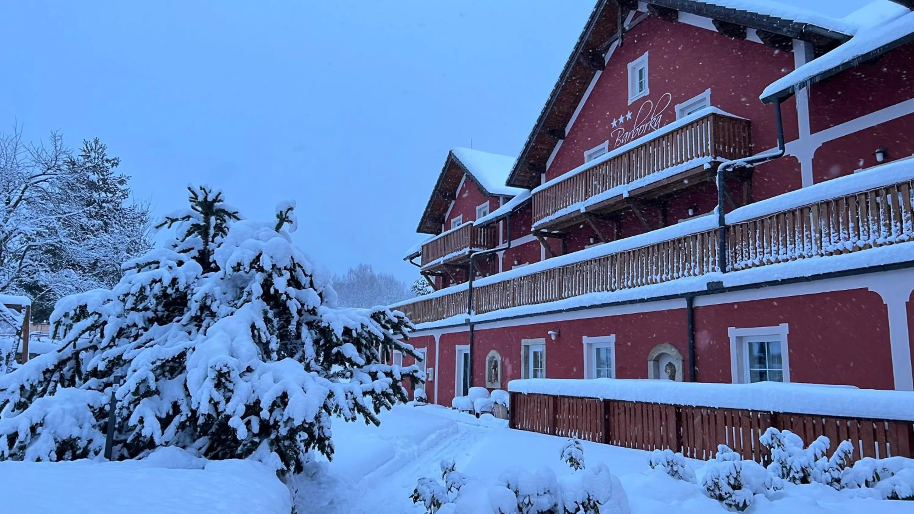 Property building in Hotel Barborka