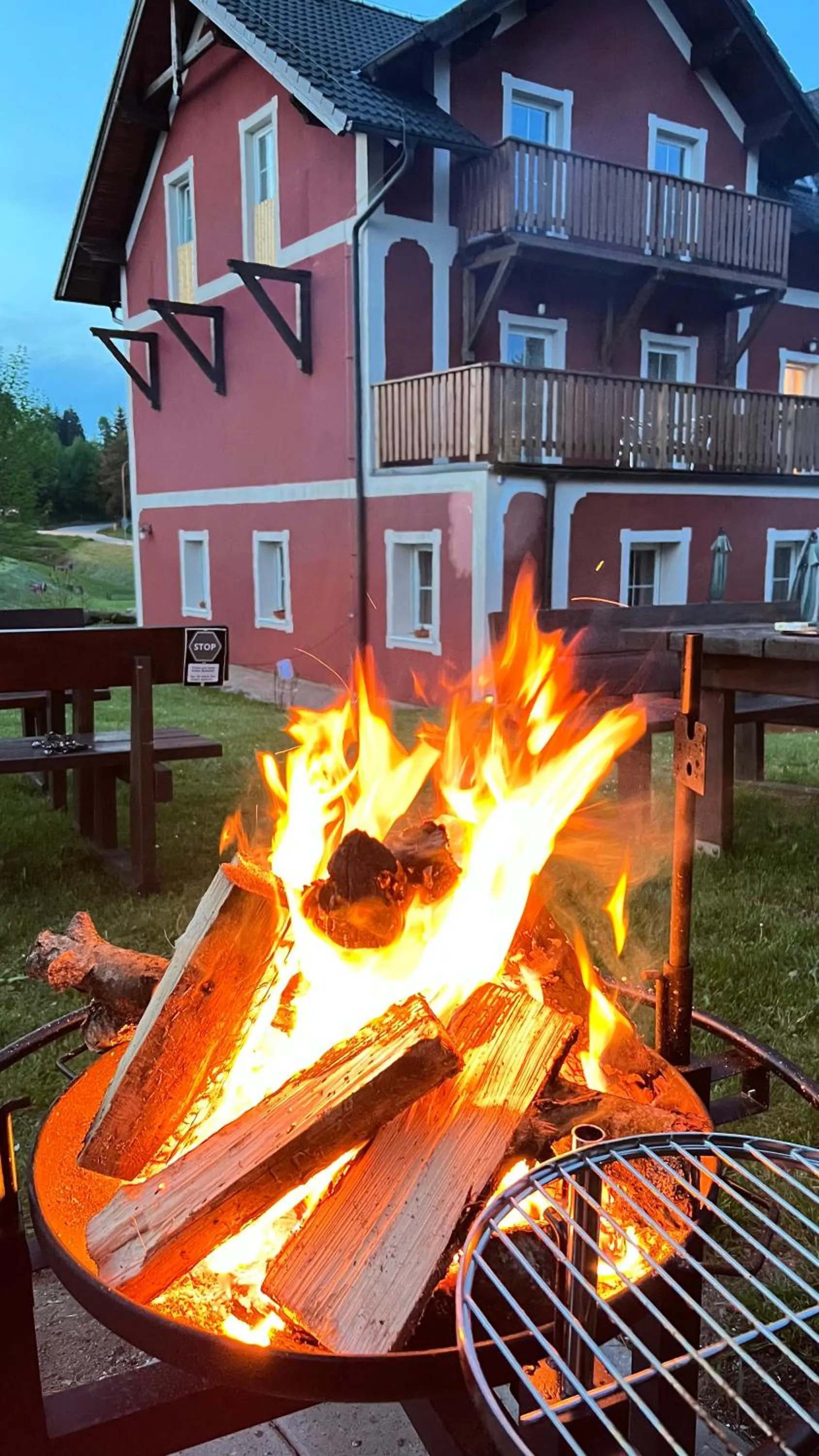 BBQ facilities in Hotel Barborka