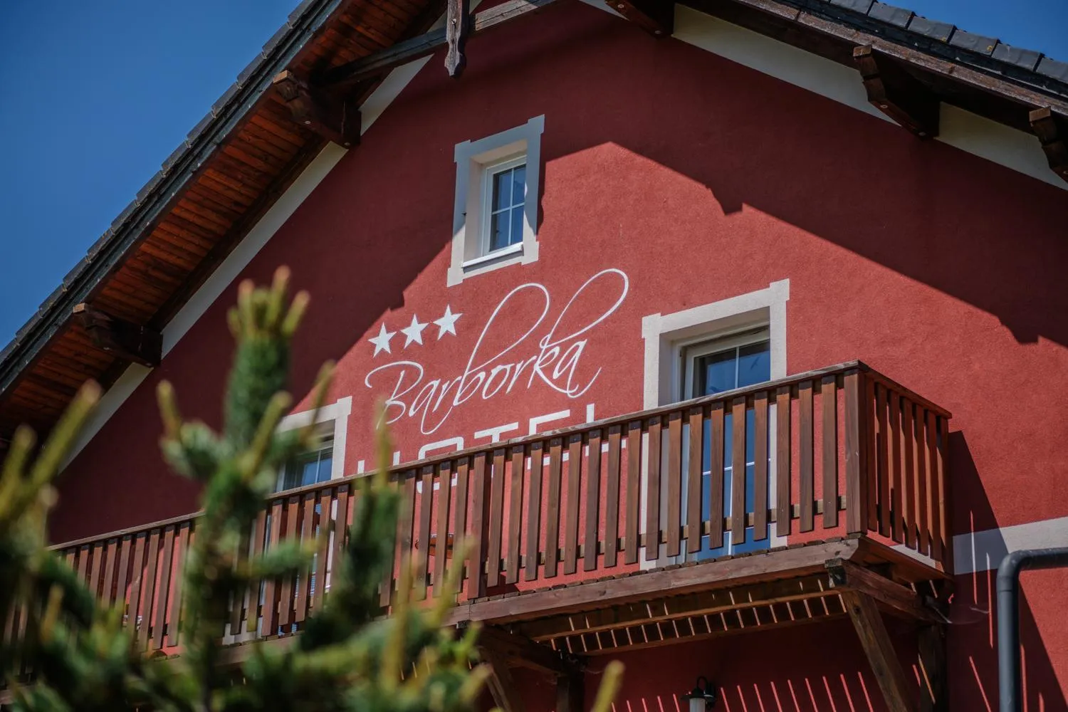 Property building in Hotel Barborka