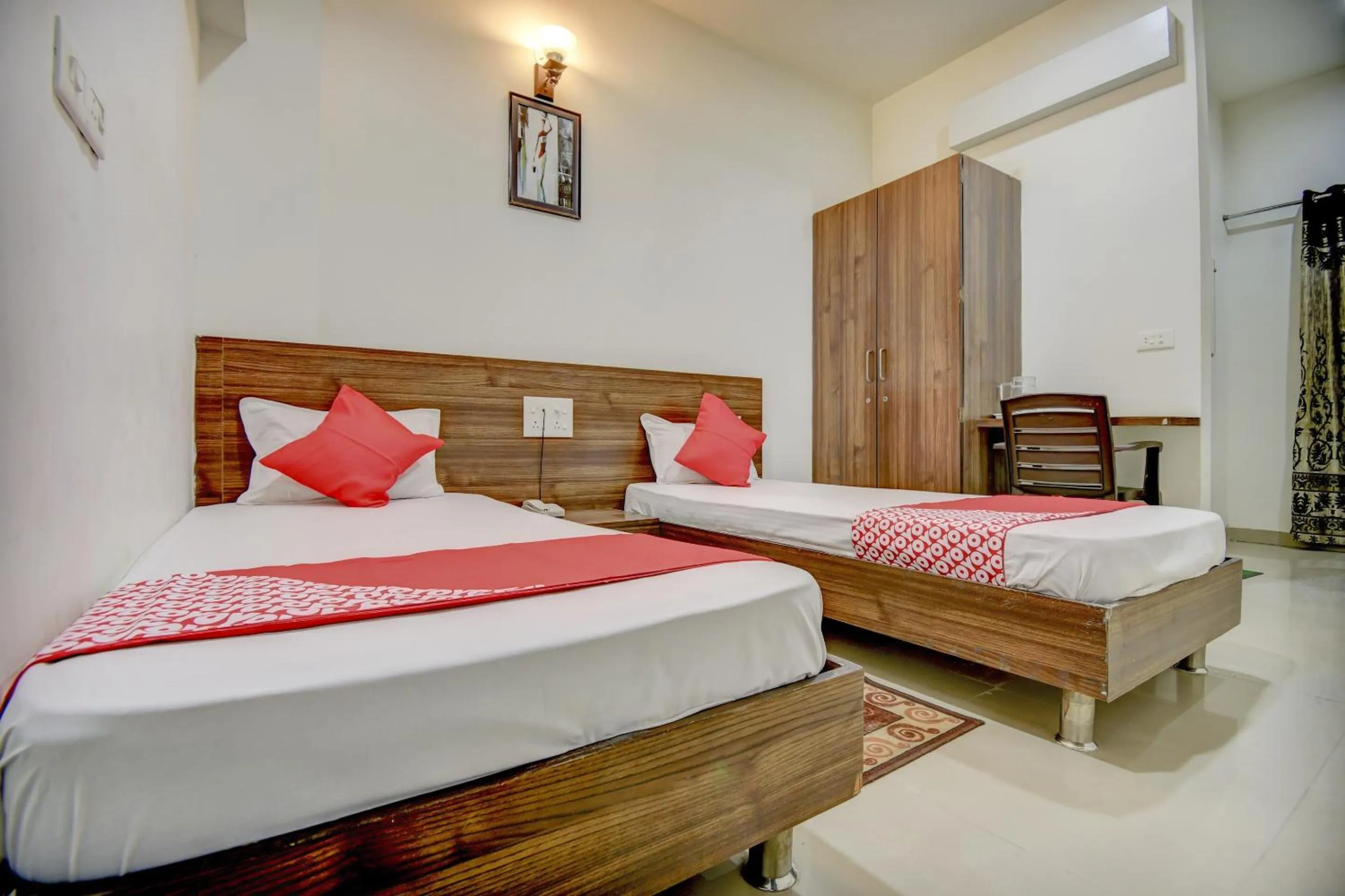 Bedroom in Hotel O Plus Corporate One