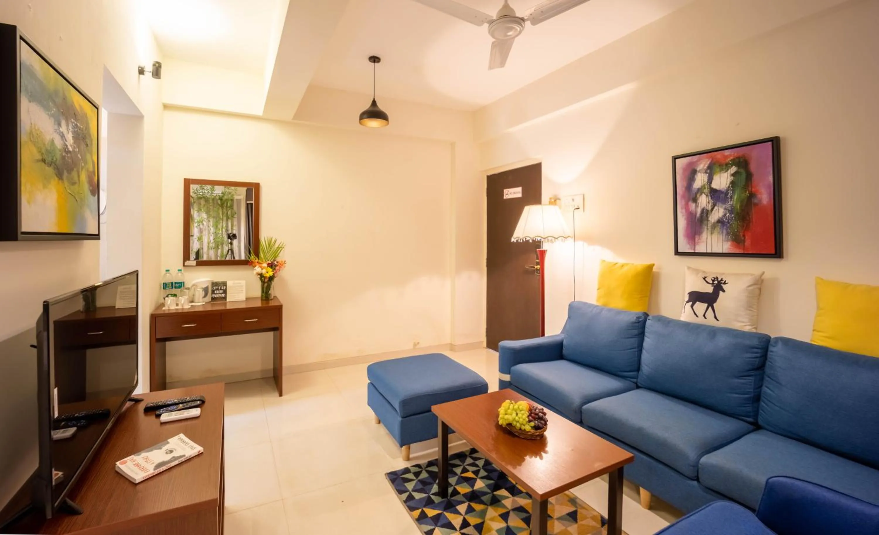 Seating area in Hotel Reemz Beach Heaven , Anjuna