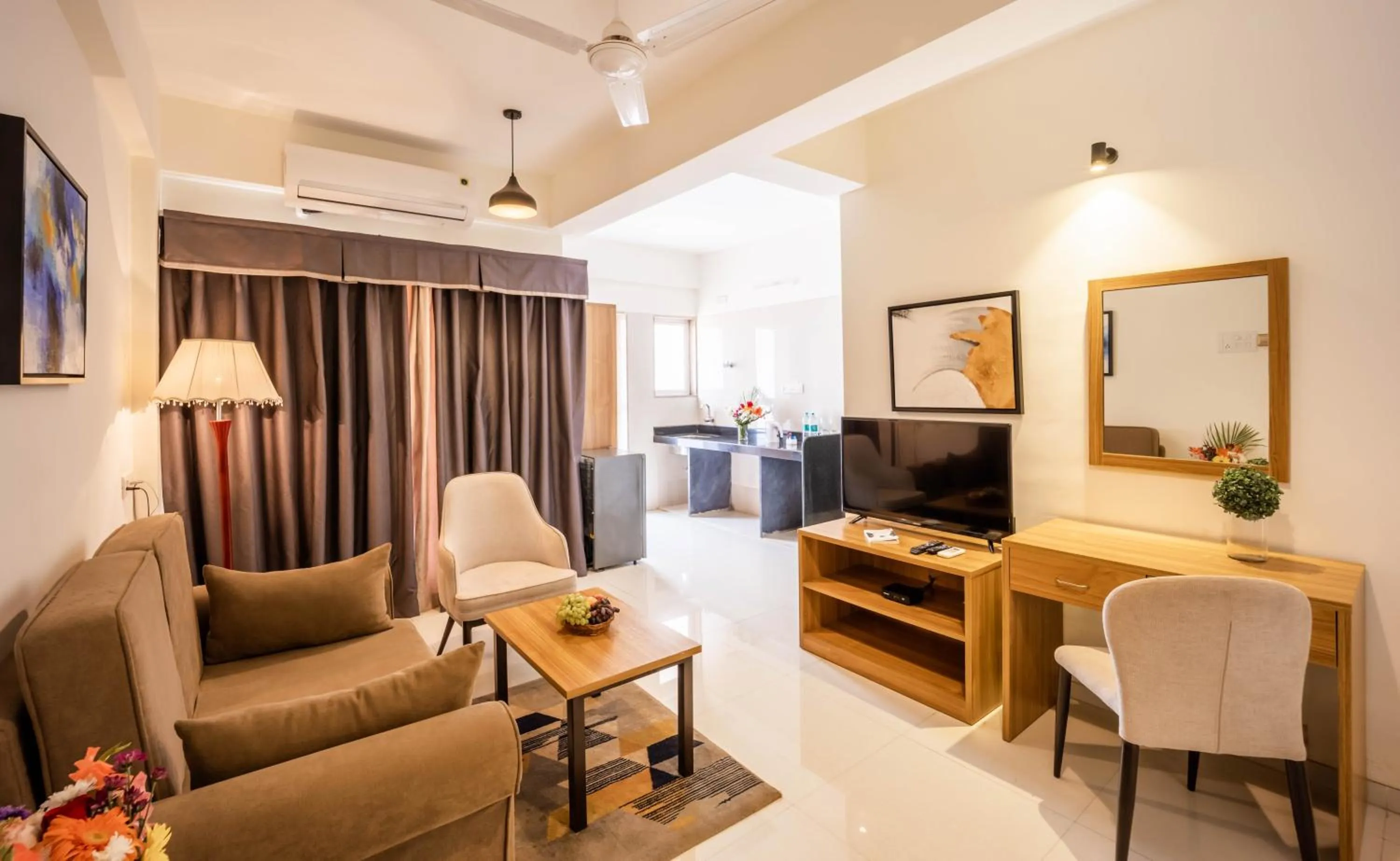 Seating area in Hotel Reemz Beach Heaven , Anjuna