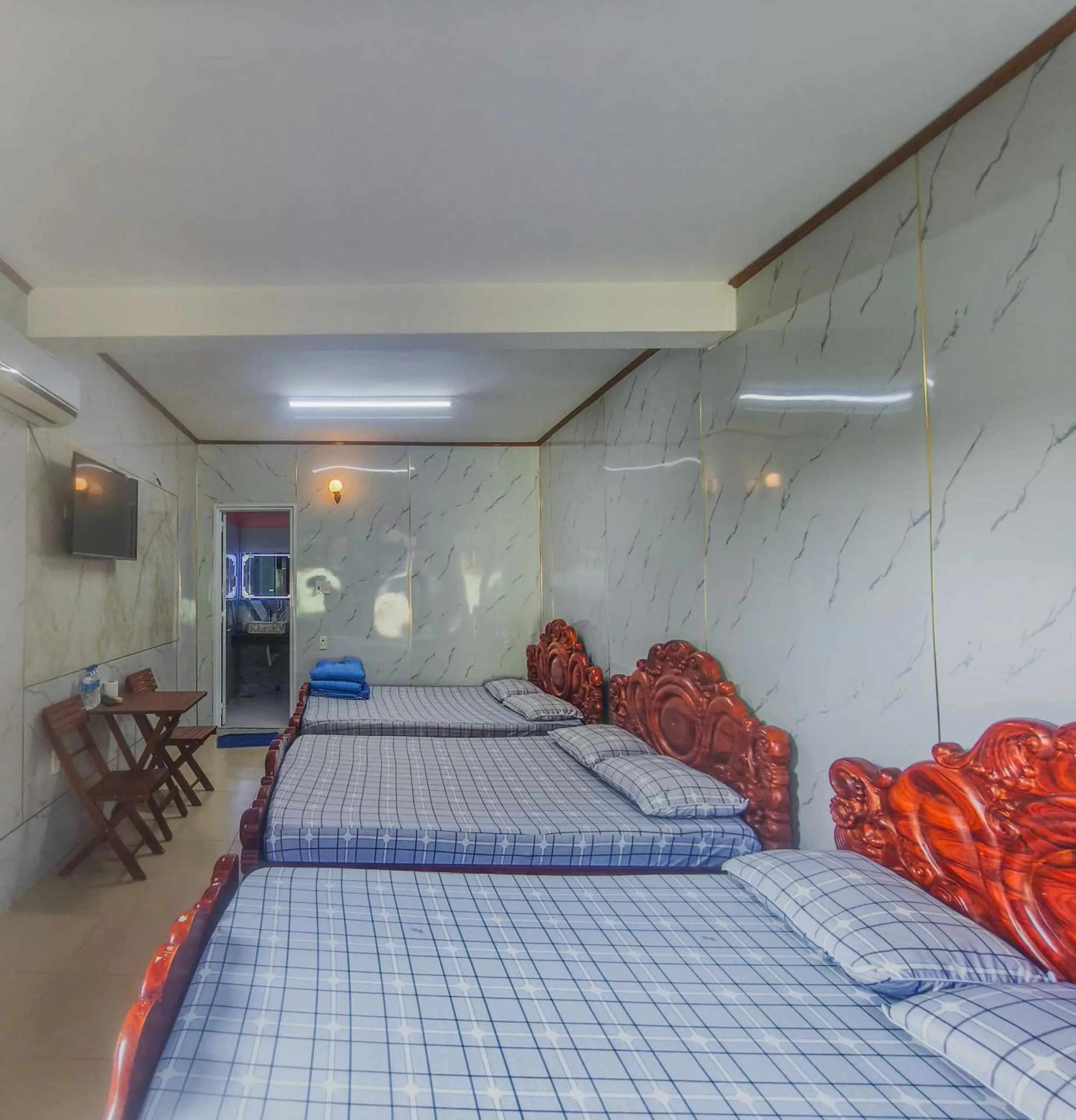 Bed in Nhà Nghỉ THẢO NGUYÊN XANH