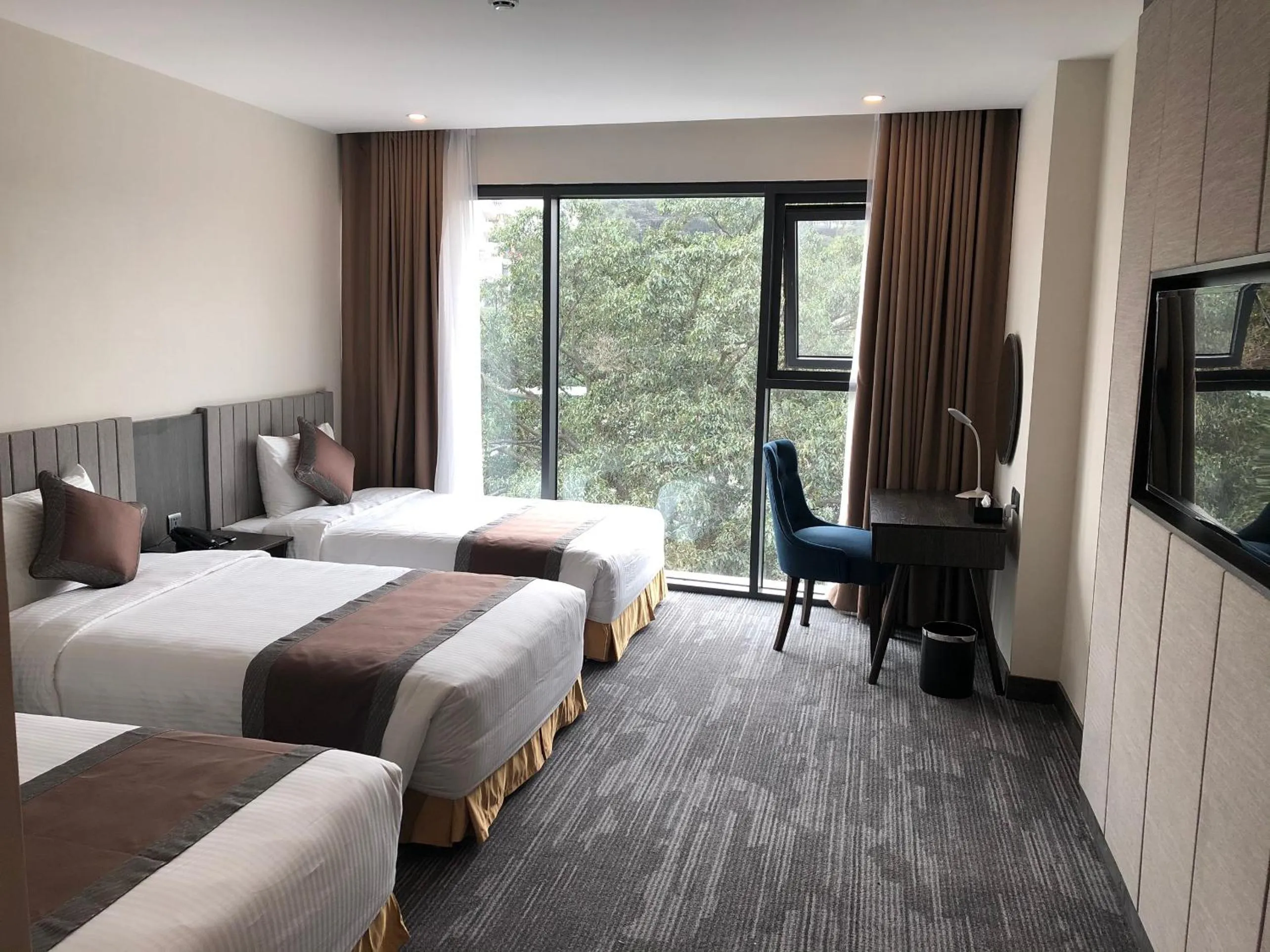 Bed in Muong Thanh Grand Bai Chay