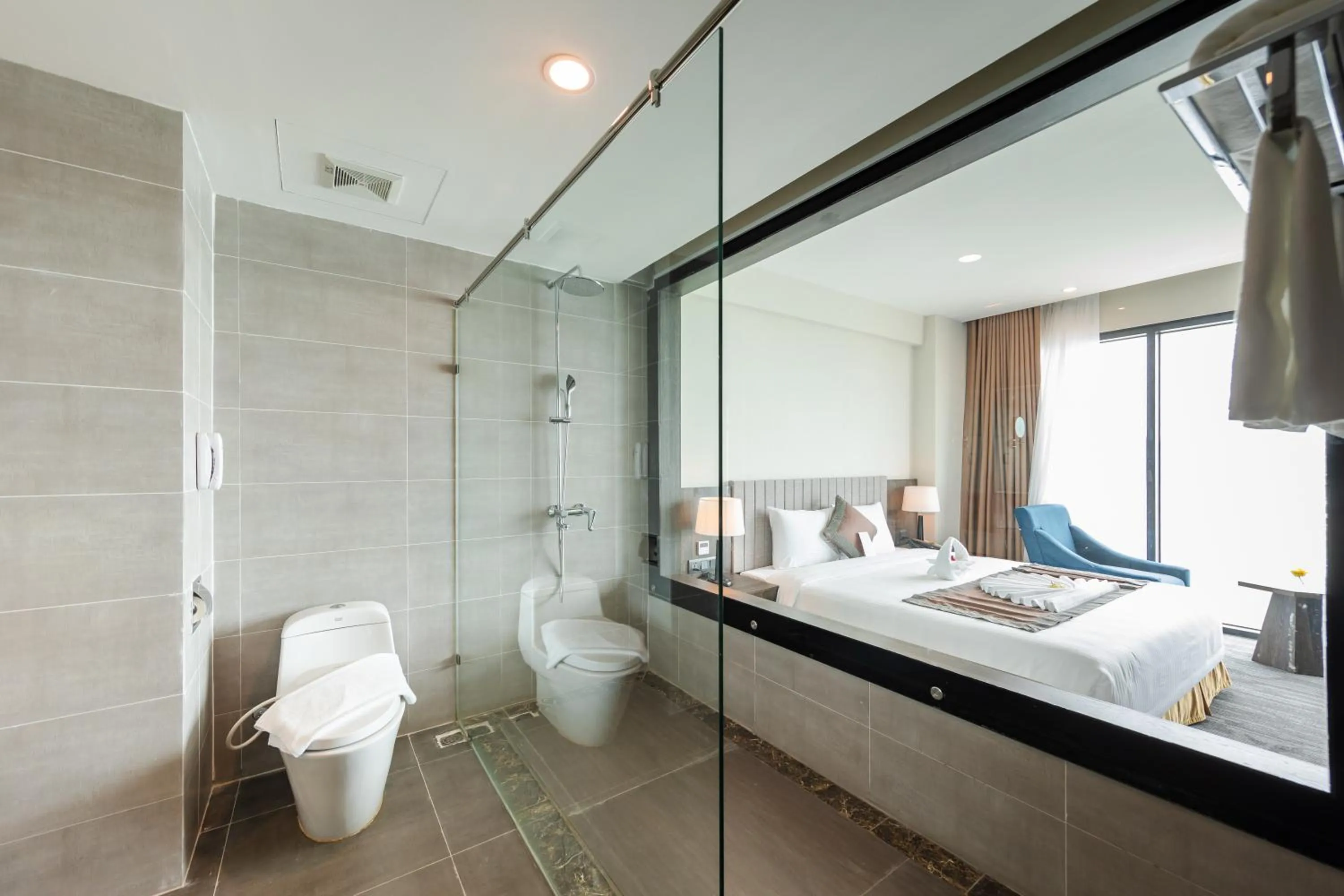 Bed in Muong Thanh Grand Bai Chay