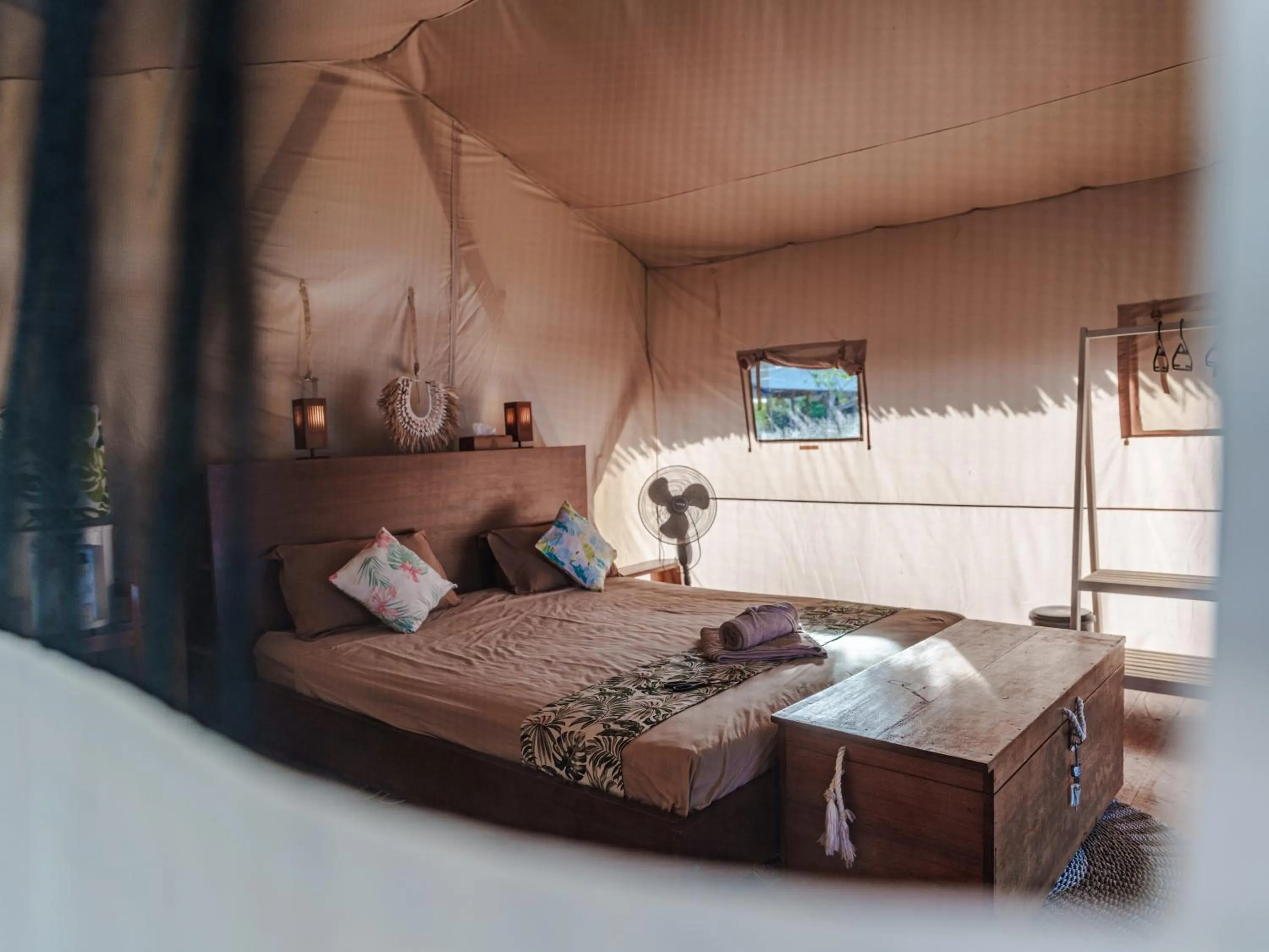 Bed in Reconnect - Private Island Resort & Dive Center Togean - Buka Buka Island