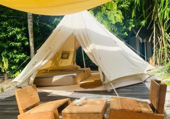 Tent in Reconnect - Private Island Resort & Dive Center Togean - Buka Buka Island