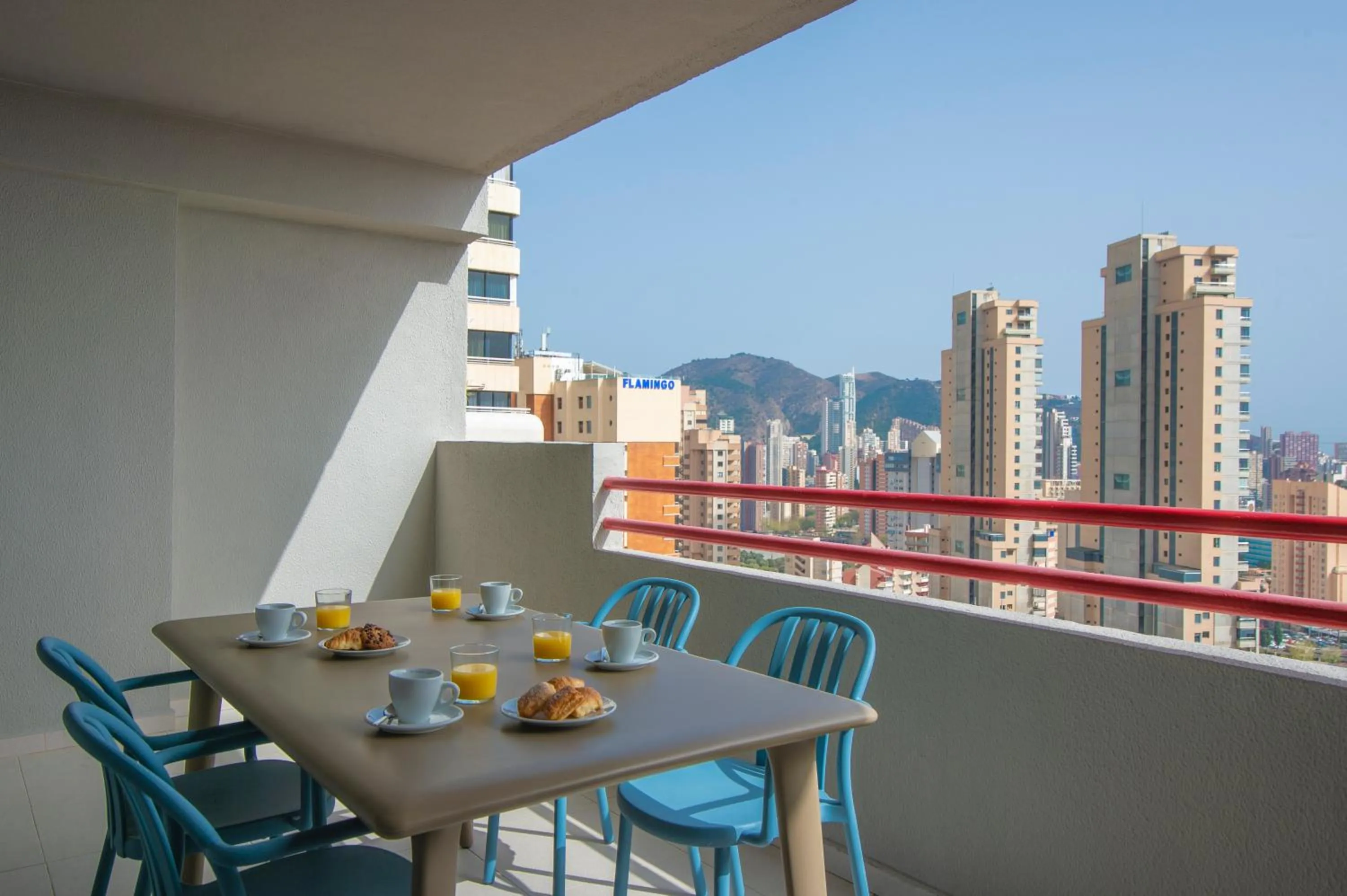 Balcony/Terrace in Pierre & Vacances Benidorm Levante - Adults Recommended