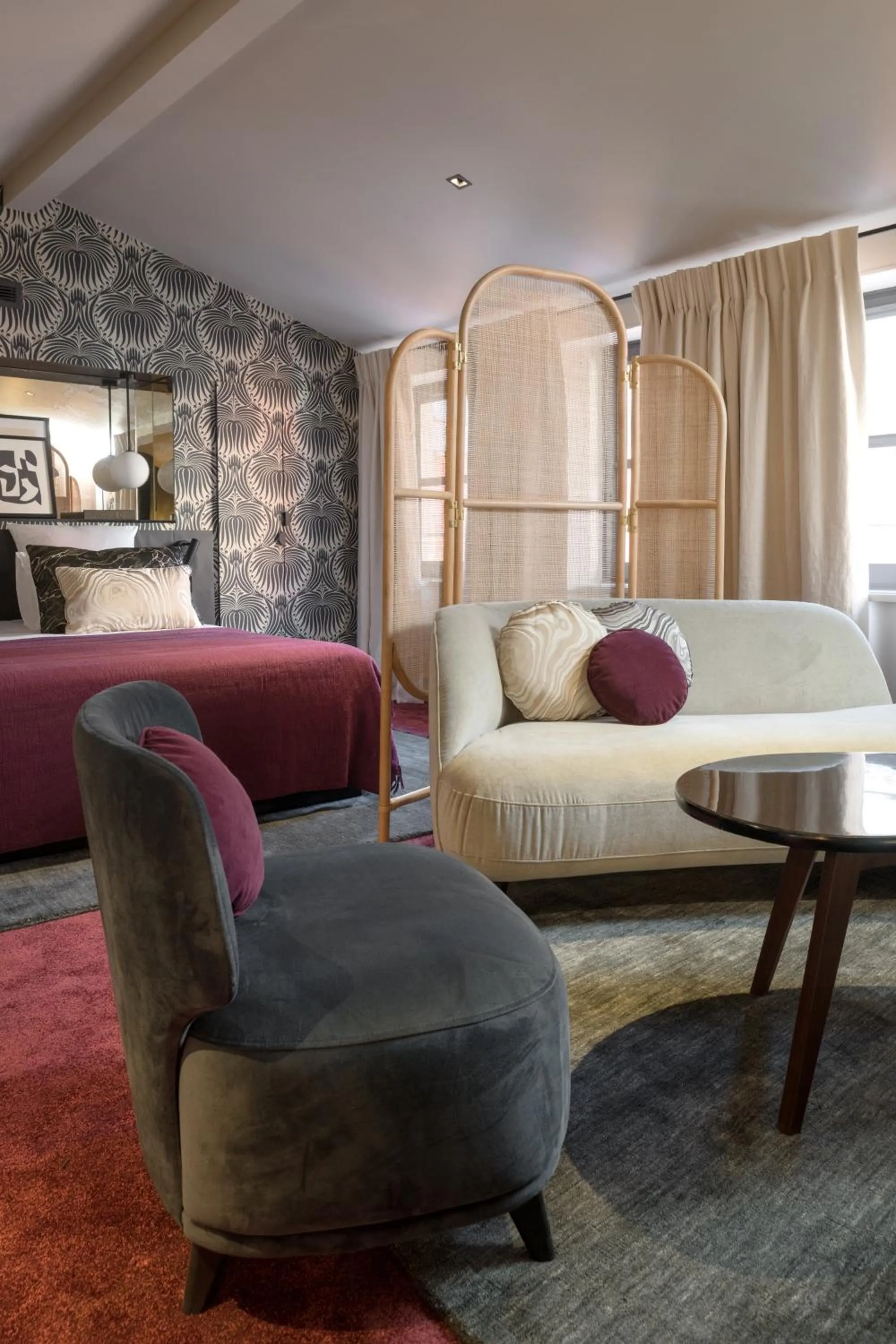 Living room, Bed in MiHotel Tour Rose