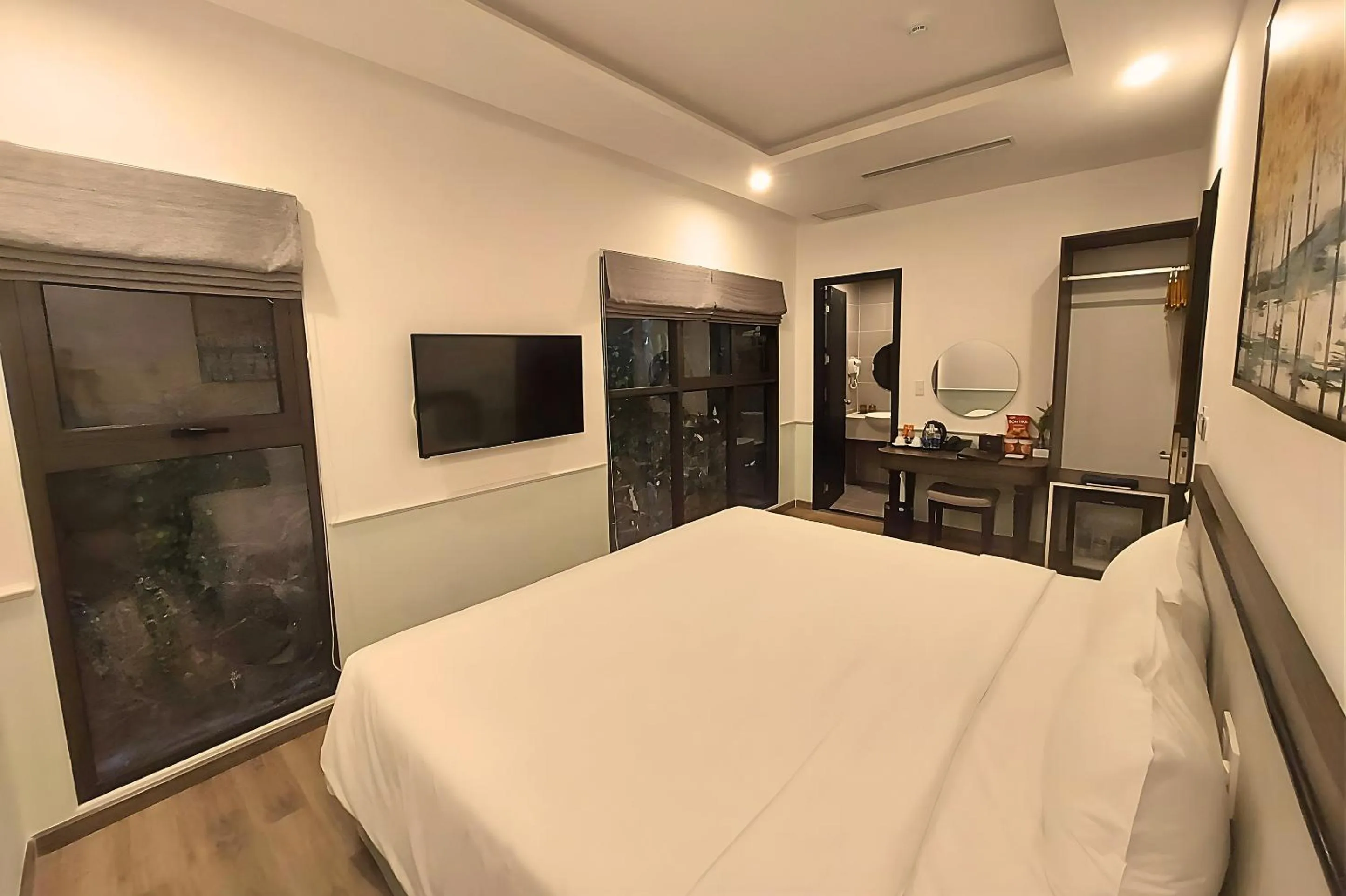 Bed in Paralia Khem Beach Phu Quoc Hotel