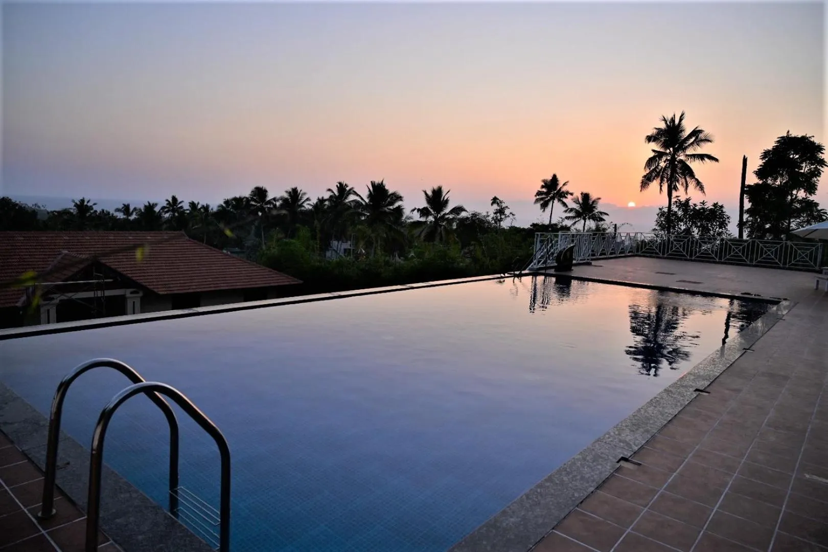 Pool view in Aadisaktthi Leisure Resort, Kovalam