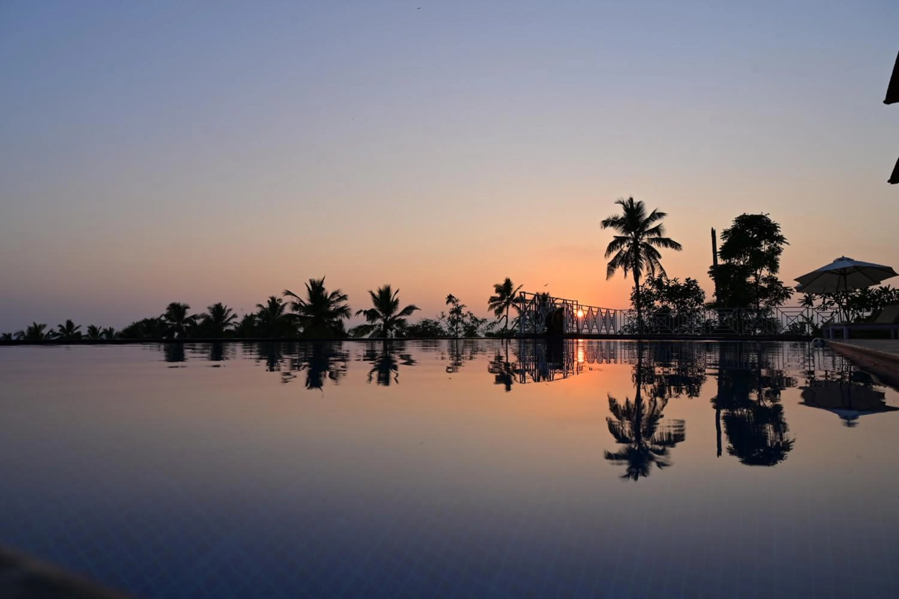 Sunset in Aadisaktthi Leisure Resort, Kovalam